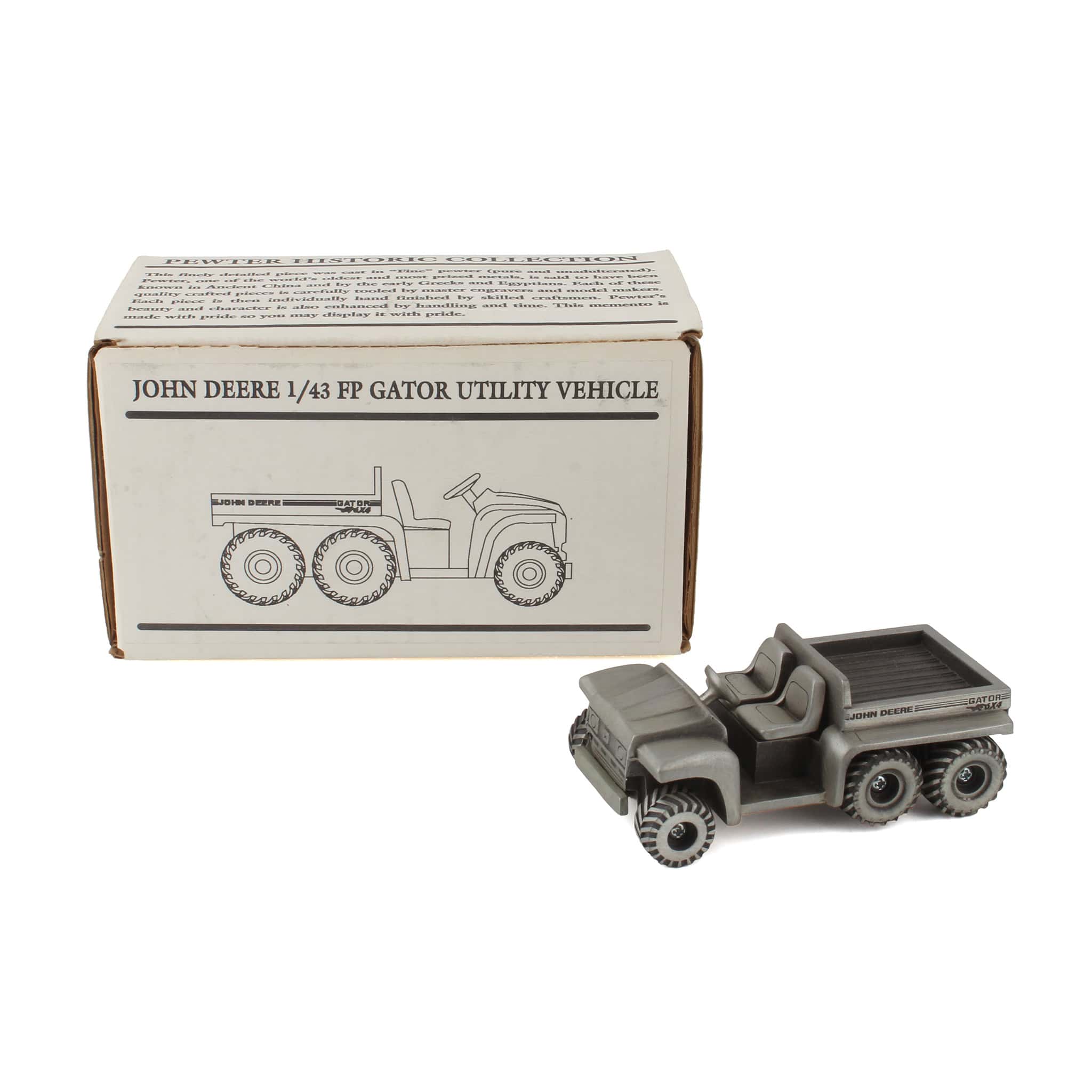 1/43 John Deere Pewter 6x4 Gator Utility Vehicle by SpecCast