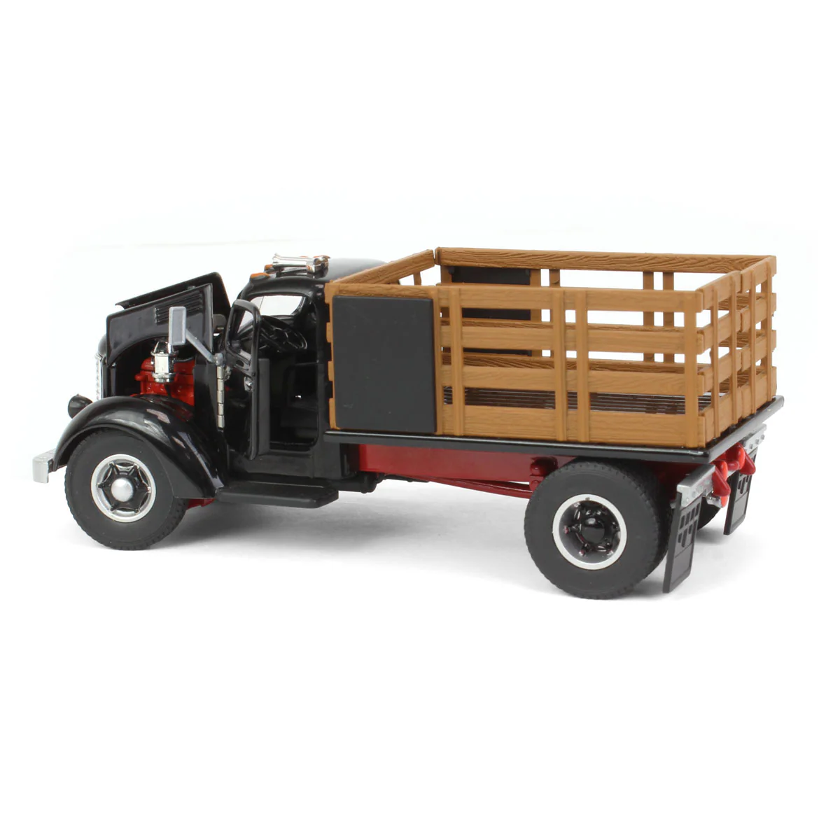 1/50 Black International KB-8 Stake Truck by SpecCast - Image 4