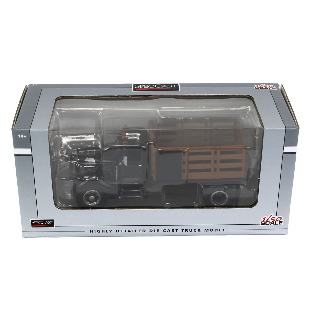 1/50 Black International KB-8 Stake Truck by SpecCast - Image 5