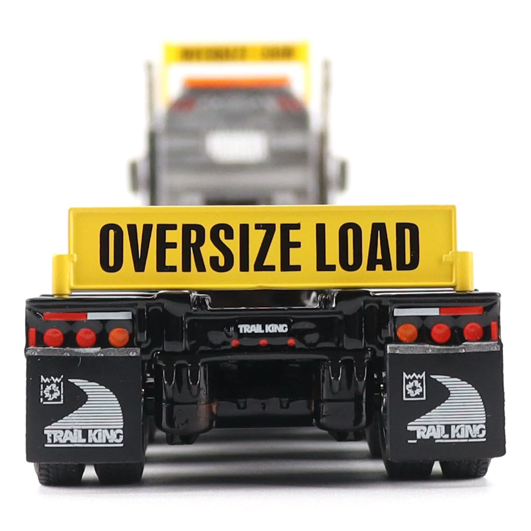 1/50 Black Kenworth T880 SBFA with Black Trail King TK120 HDG Lowboy Trailer - Image 4