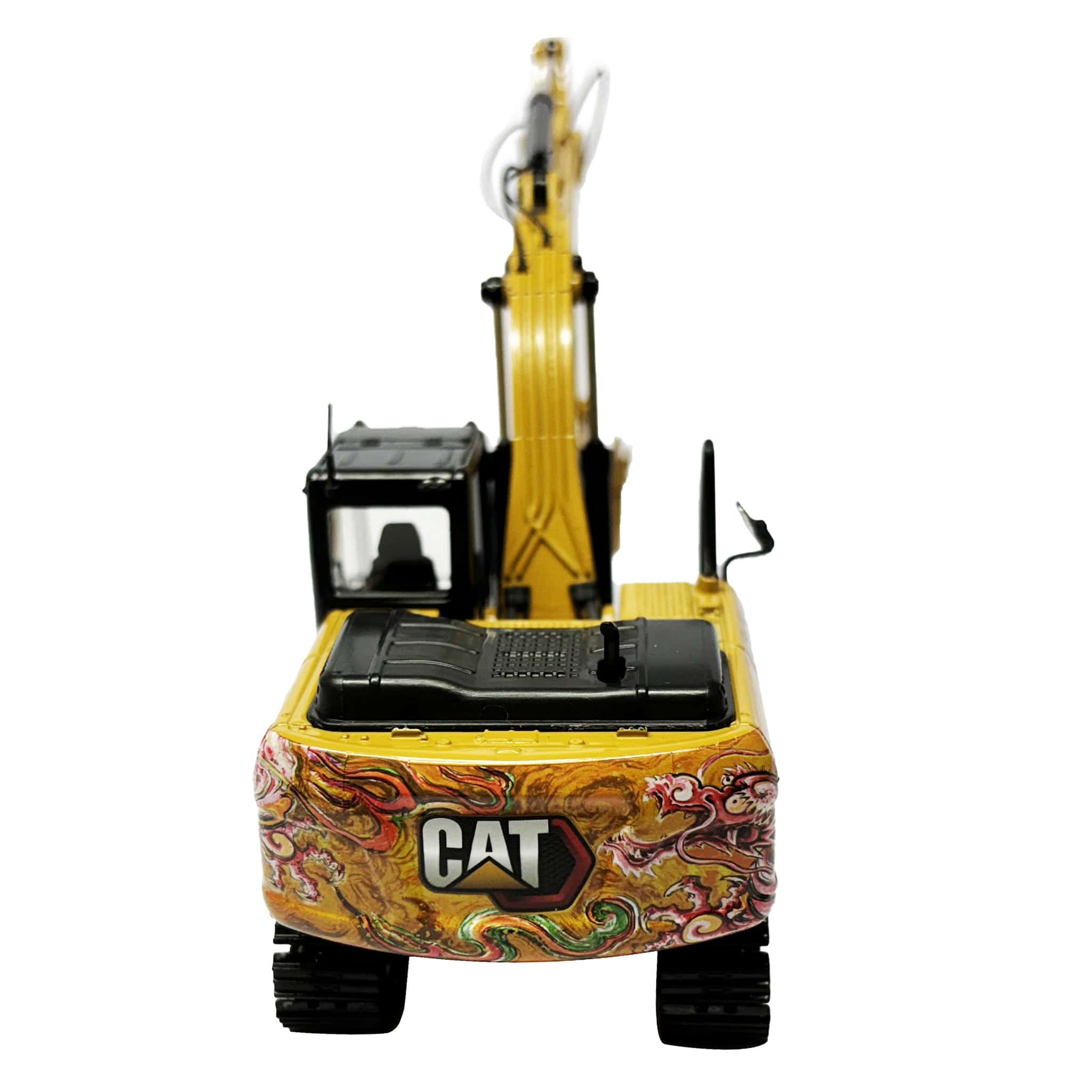 1/50 CAT 320 GX Hydraulic Excavator, Dragon Totem Decoration - Image 3