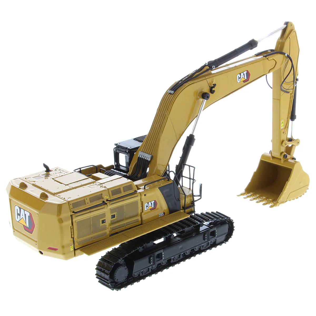 1/50 CAT 395 Next Generation Hydraulic Excavator (General Purpose Version) with Bucket, Hammer & Shear by Diecast Masters - Image 7