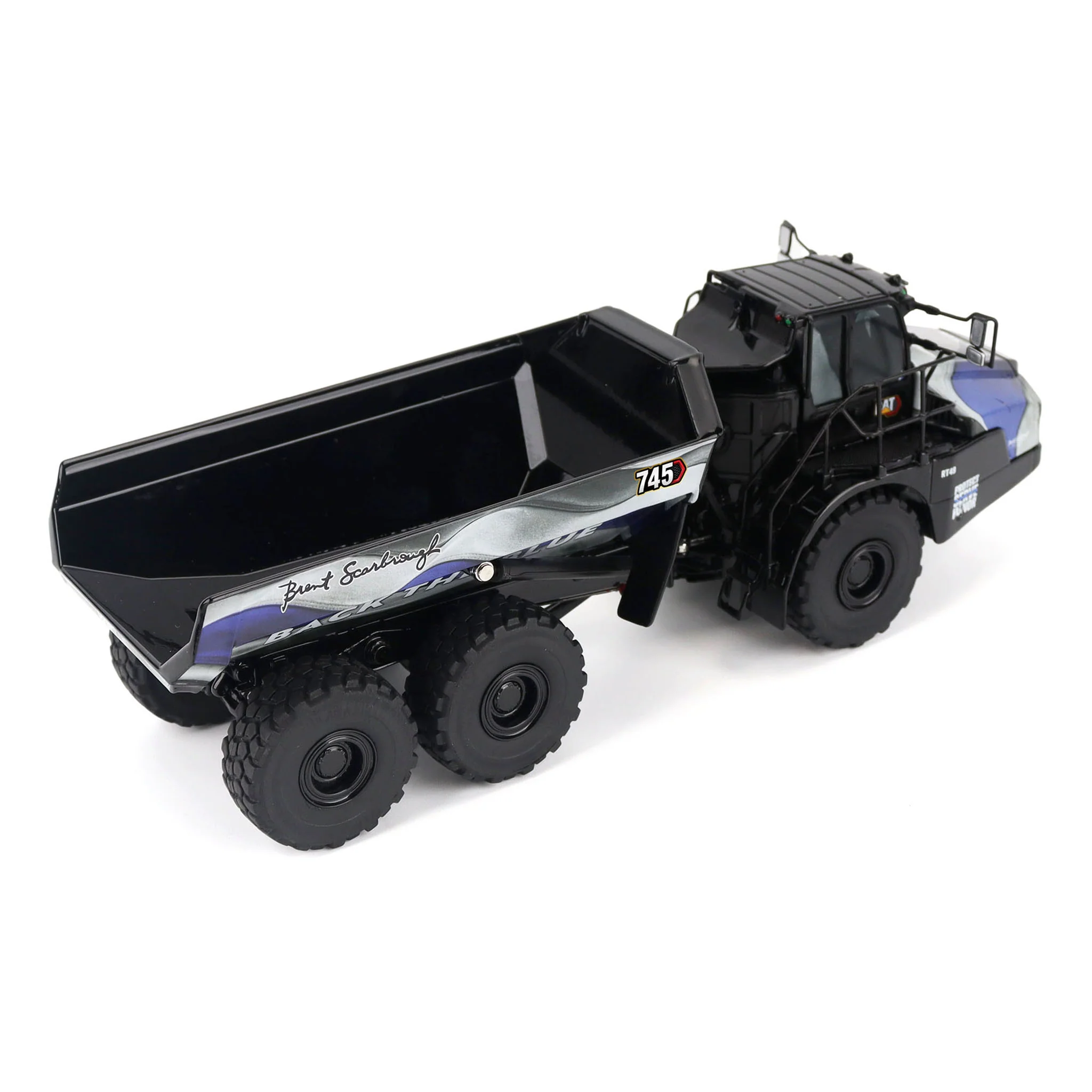 1/50 CAT 745 Articulated Truck with Patriotic Decoration, Brent Scarbrough & Co. - Image 6