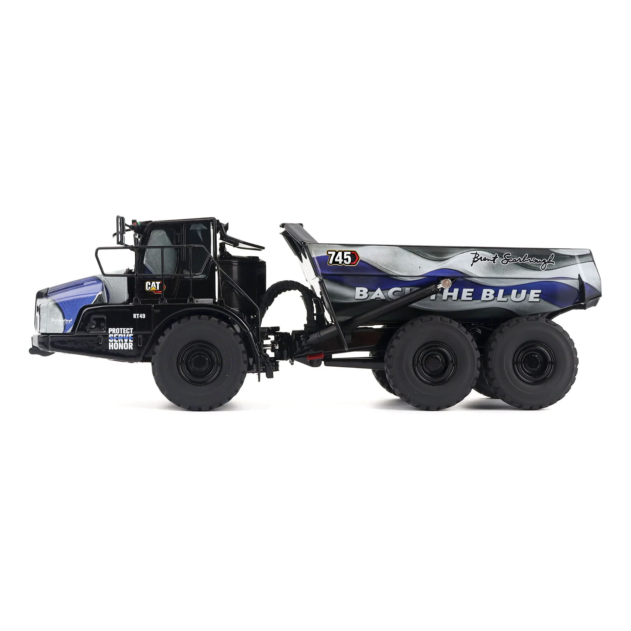 1/50 CAT 745 Articulated Truck with Patriotic Decoration, Brent Scarbrough & Co. - Image 8