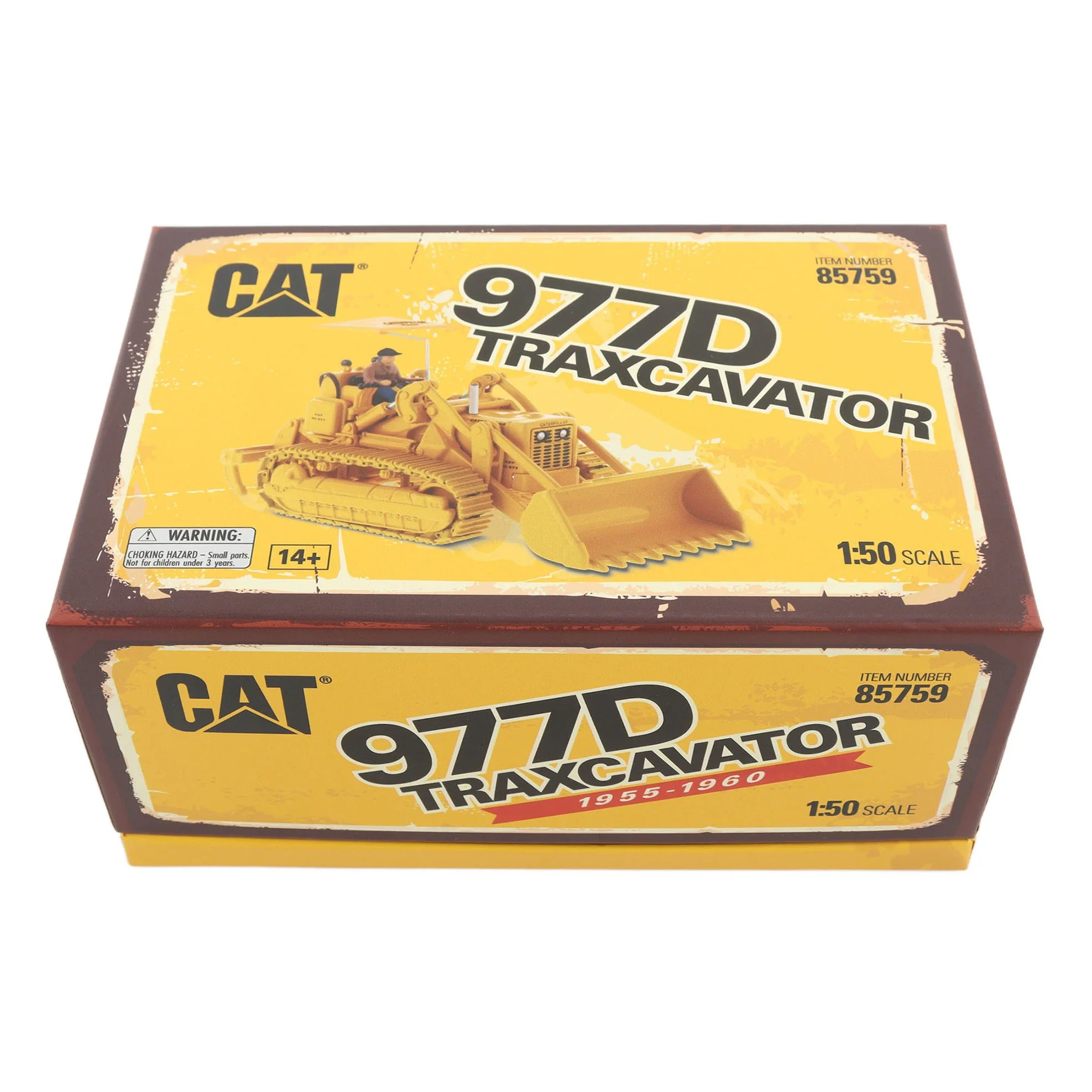 1/50 CAT 977D Traxcavator with Operator by Diecast Masters - Image 2