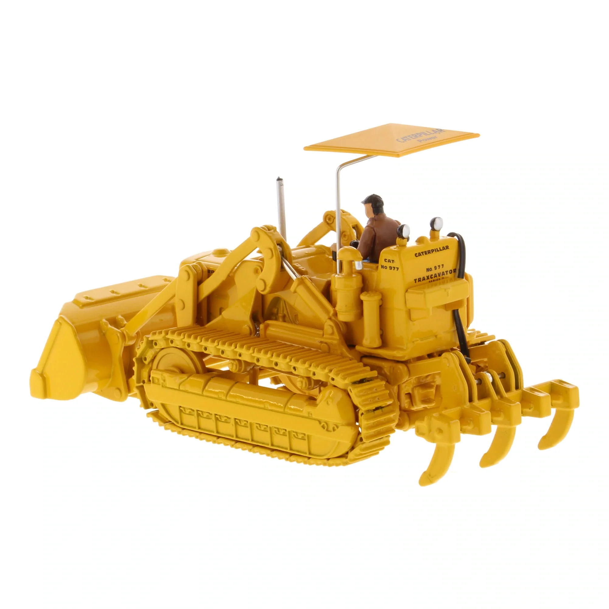 1/50 CAT 977D Traxcavator with Operator by Diecast Masters - Image 4