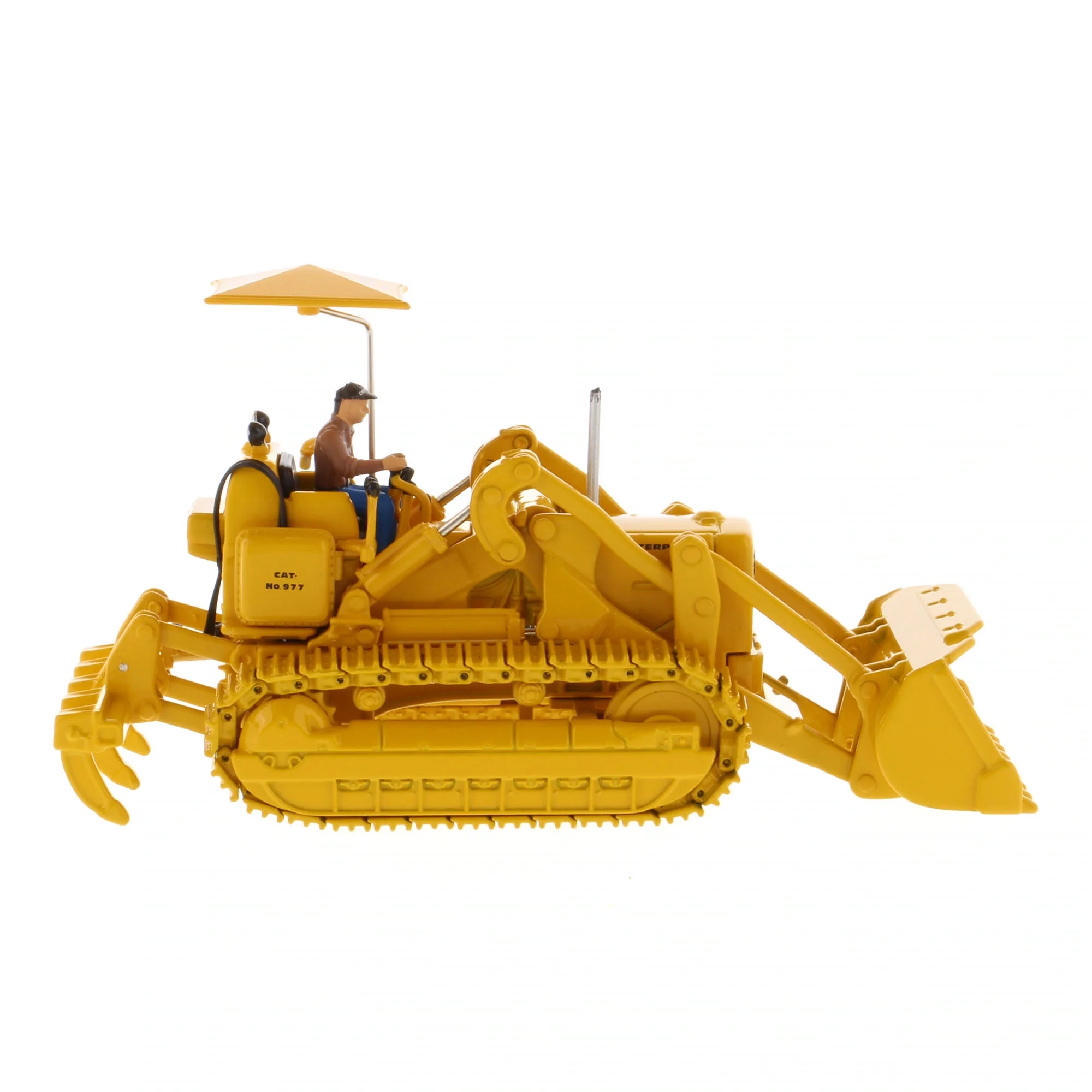 1/50 CAT 977D Traxcavator with Operator by Diecast Masters - Image 7