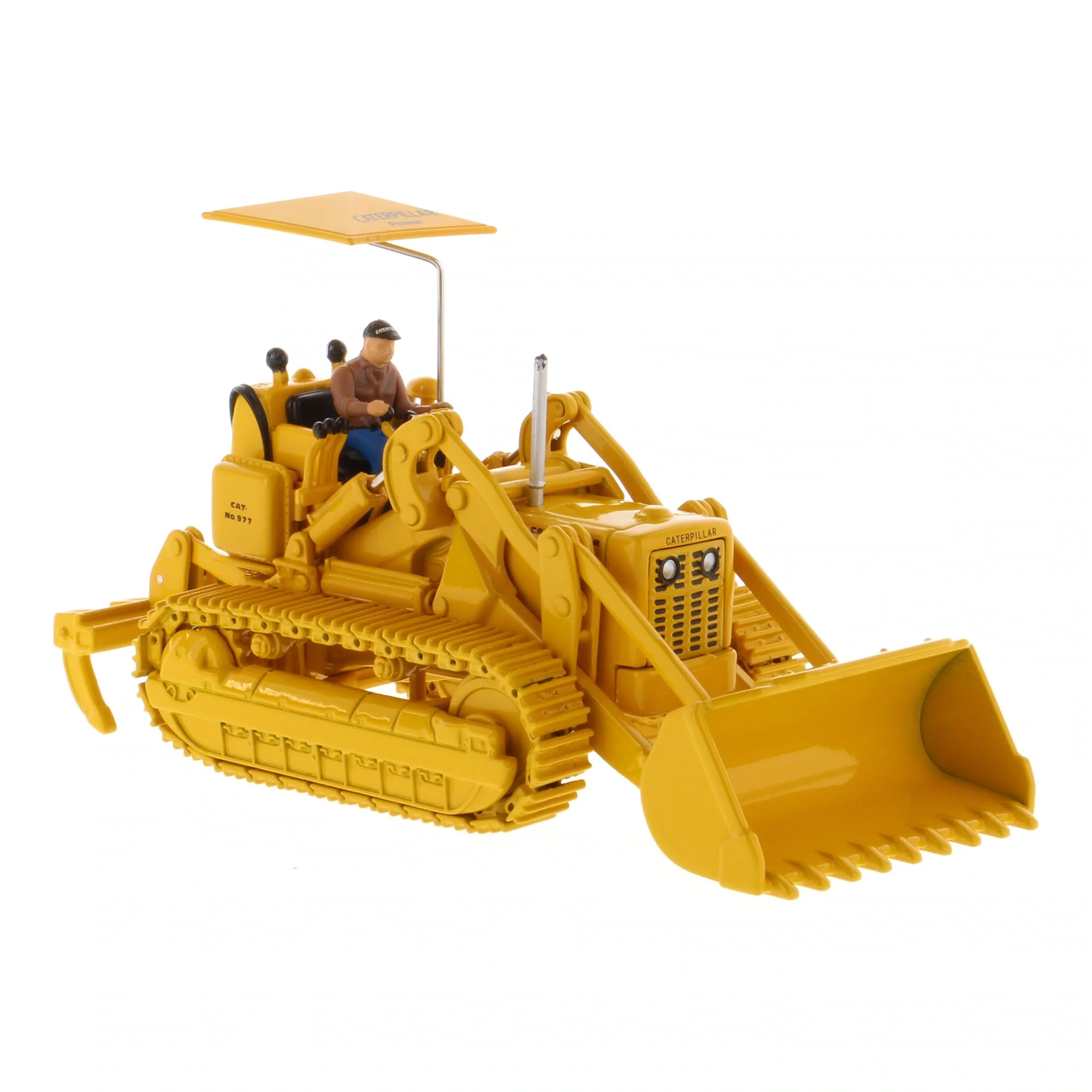 1/50 CAT 977D Traxcavator with Operator by Diecast Masters - Image 8