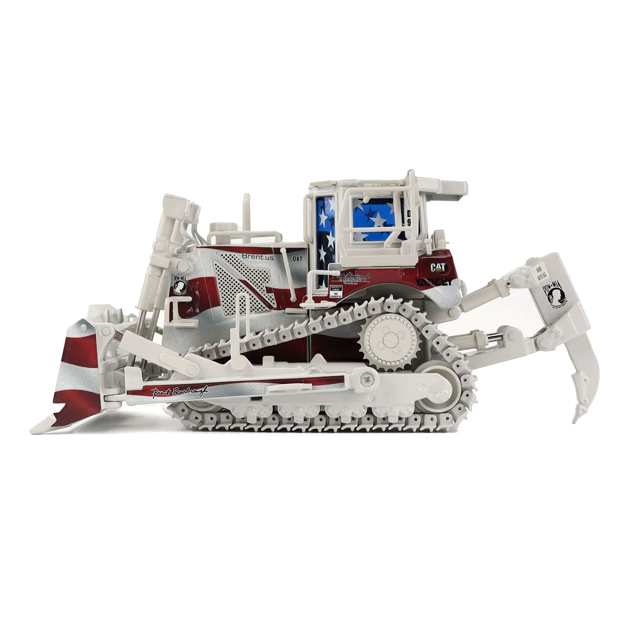 1/50 CAT D8T Dozer with Patriotic Decoration, Brent Scarbrough & Co. - Image 6