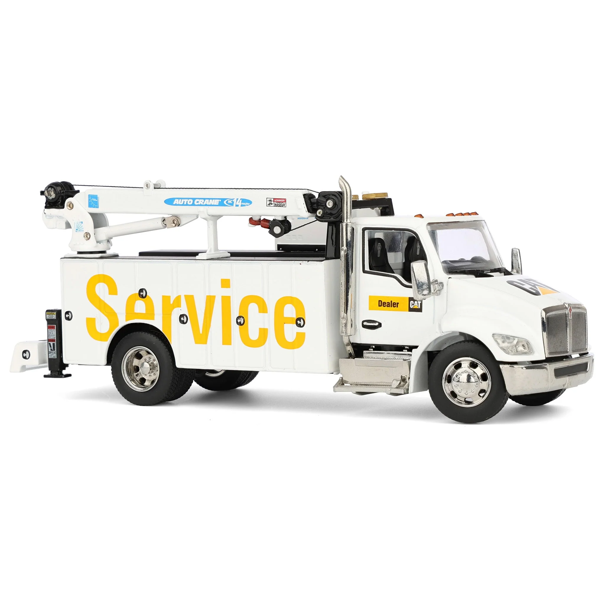 1/50 CAT Kenworth T380 Crane Truck with Titan 85 Body & Miller EnPack by Diecast Masters - Image 2