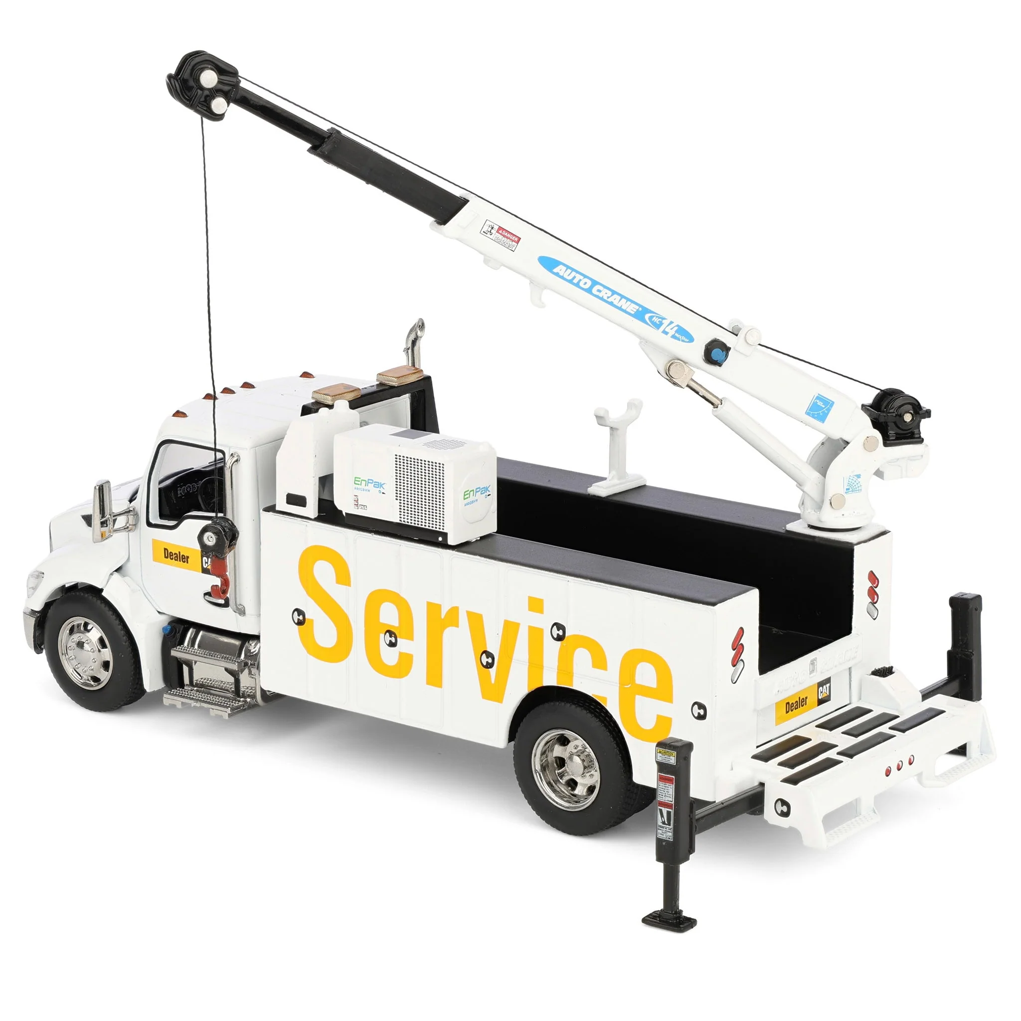 1/50 CAT Kenworth T380 Crane Truck with Titan 85 Body & Miller EnPack by Diecast Masters - Image 4