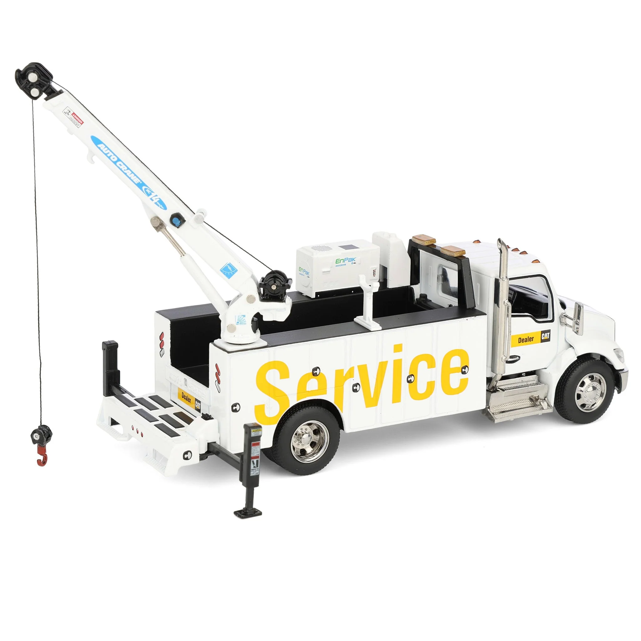 1/50 CAT Kenworth T380 Crane Truck with Titan 85 Body & Miller EnPack by Diecast Masters - Image 5