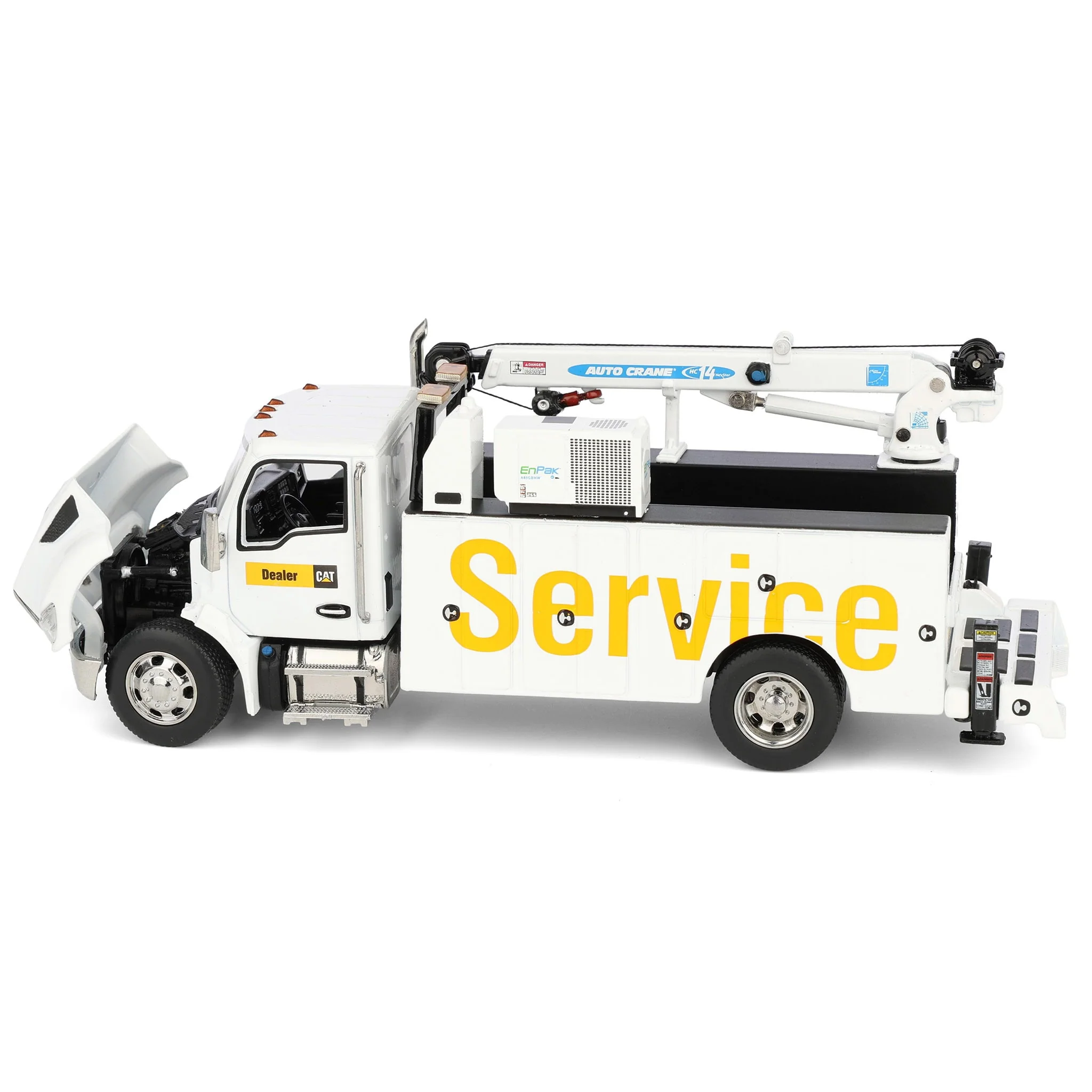 1/50 CAT Kenworth T380 Crane Truck with Titan 85 Body & Miller EnPack by Diecast Masters - Image 6