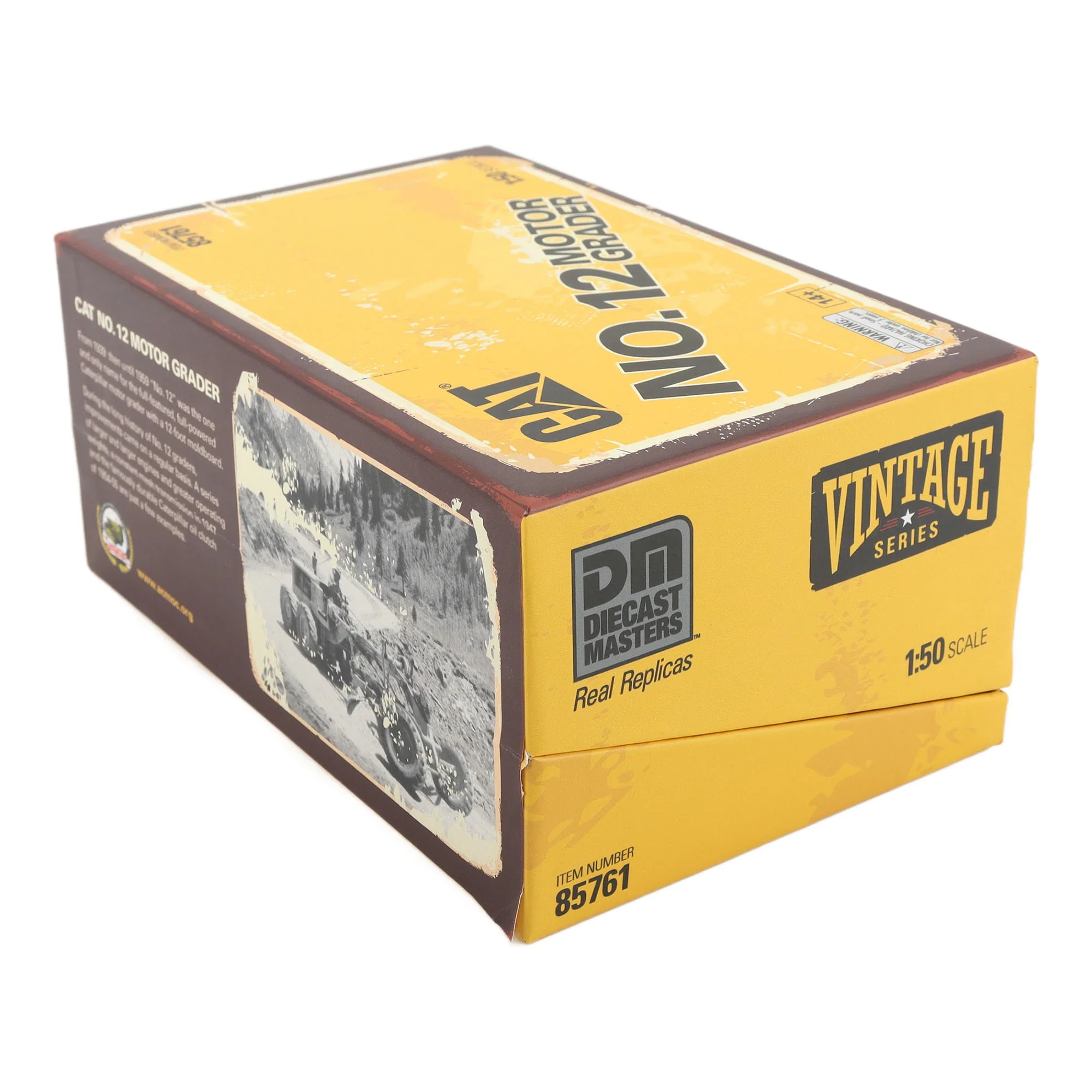 1/50 CAT No. 12 Motor Grader by Diecast Masters - Image 11