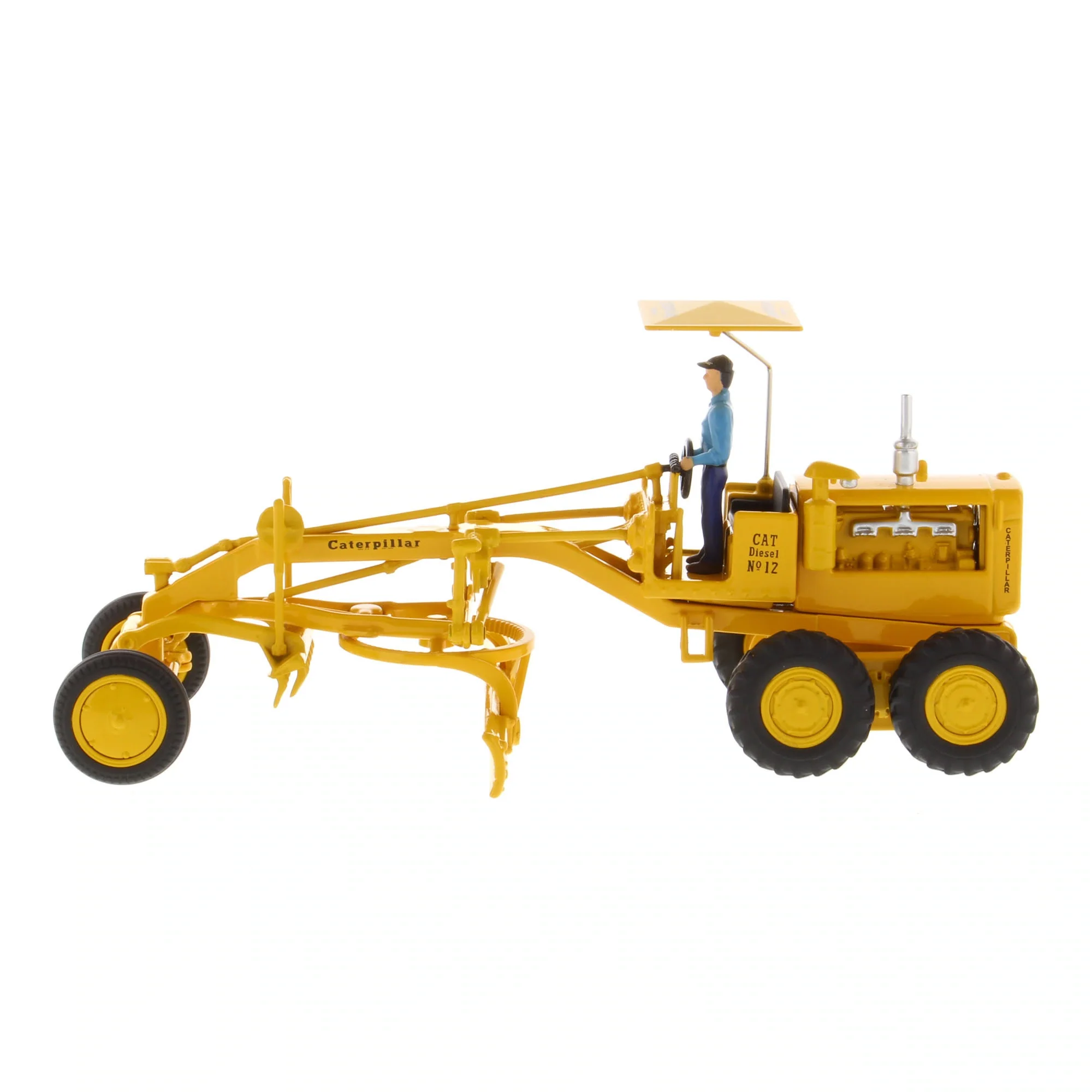 1/50 CAT No. 12 Motor Grader by Diecast Masters - Image 3