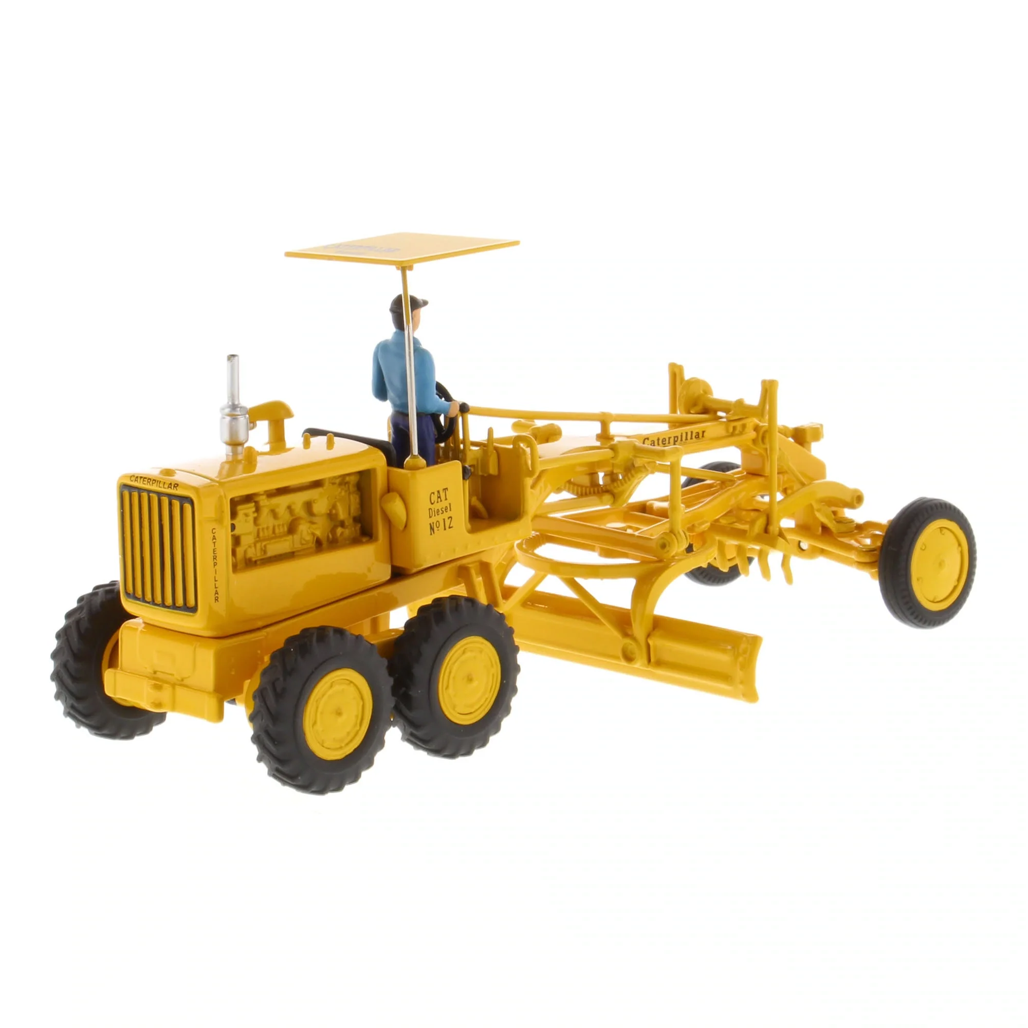 1/50 CAT No. 12 Motor Grader by Diecast Masters - Image 6