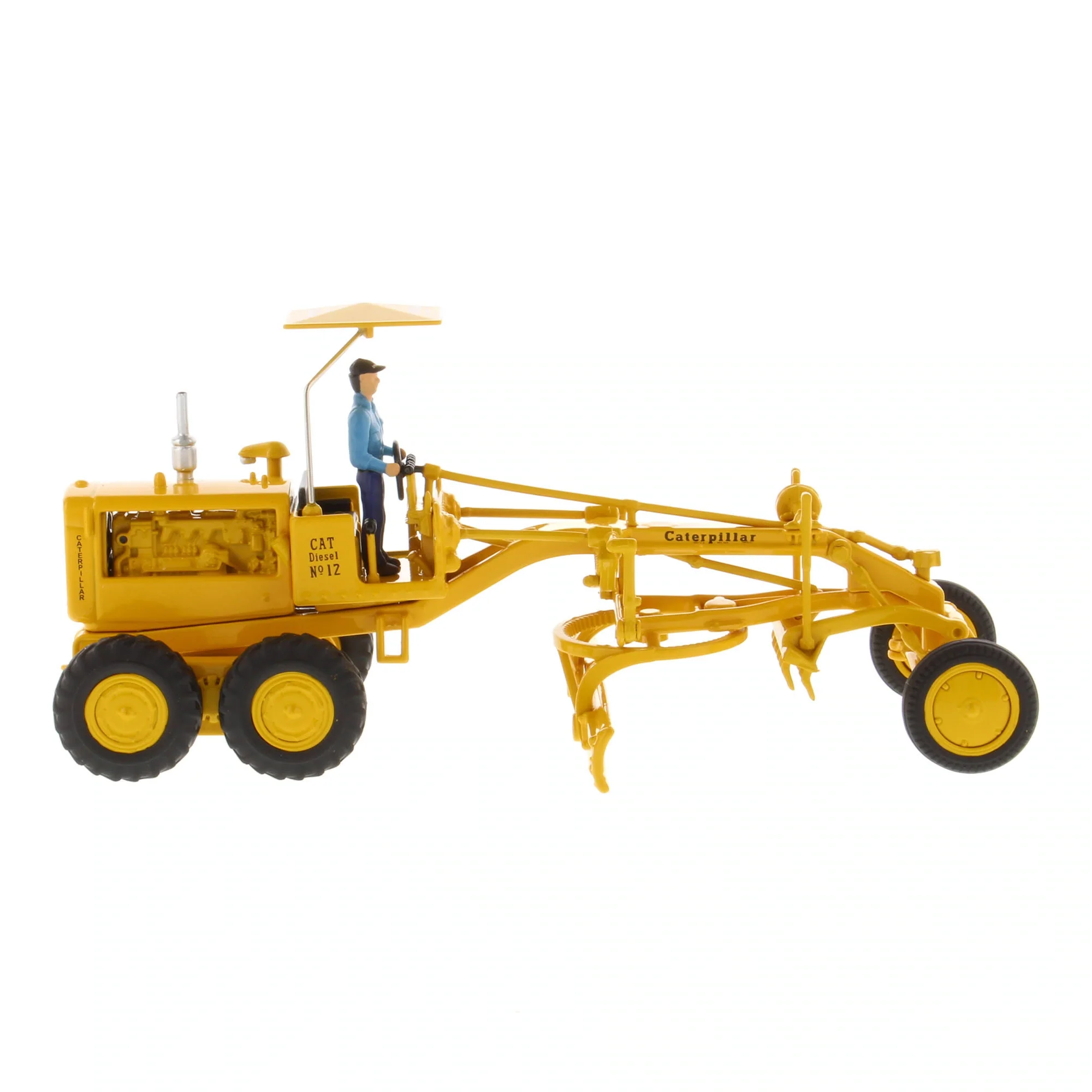 1/50 CAT No. 12 Motor Grader by Diecast Masters - Image 7