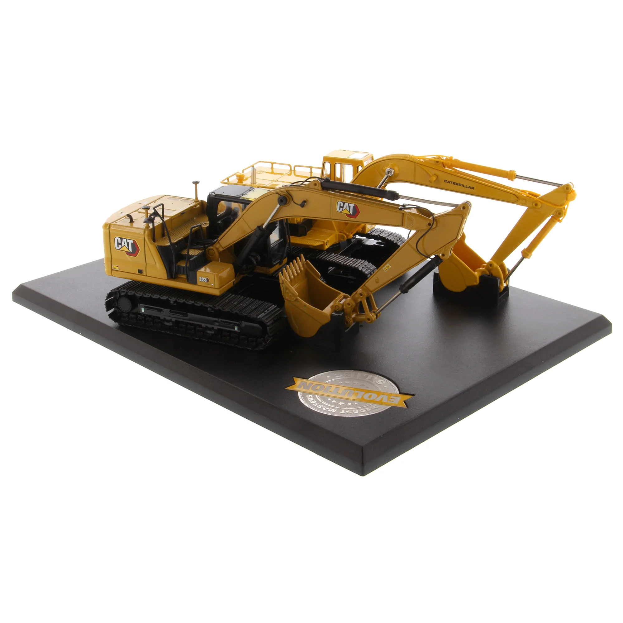 1/50 Caterpillar 225 & 323 Excavator Set, Diecast Masters Evolution Series - Image 6