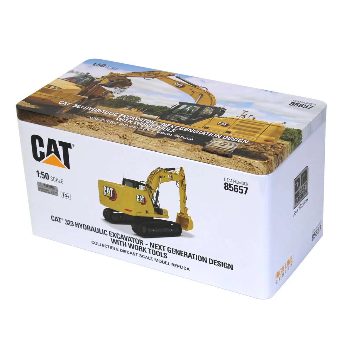 1/50 Caterpillar 323 Hydraulic Excavator with 4 New Work Tools- Next Generation - Image 6