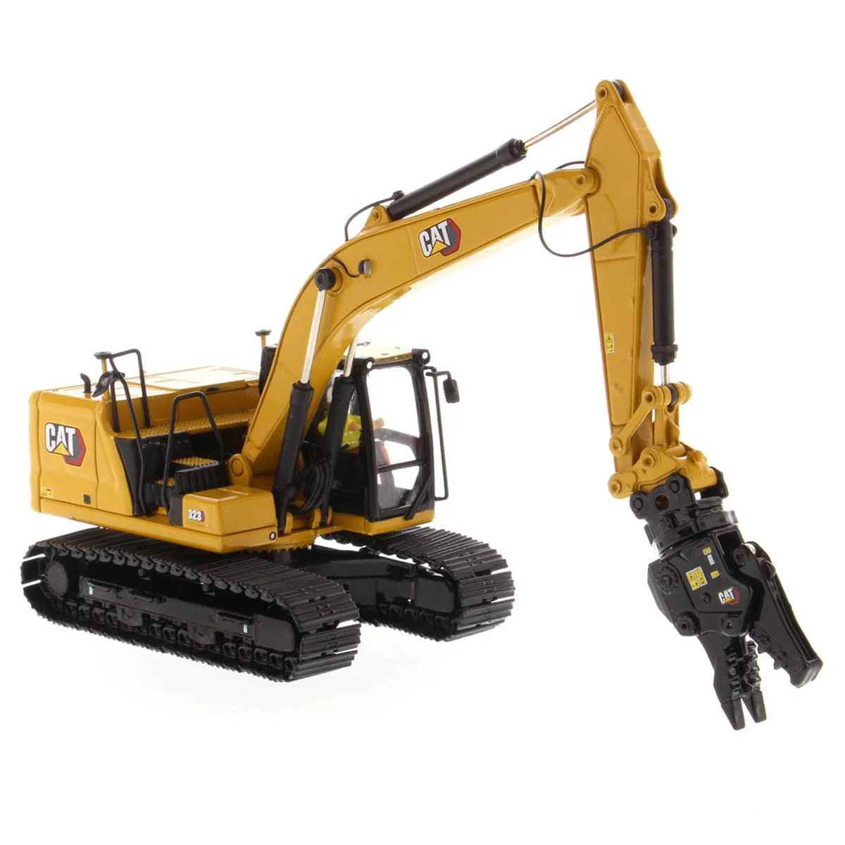 1/50 Caterpillar 323 Hydraulic Excavator with 4 New Work Tools- Next Generation - Image 7