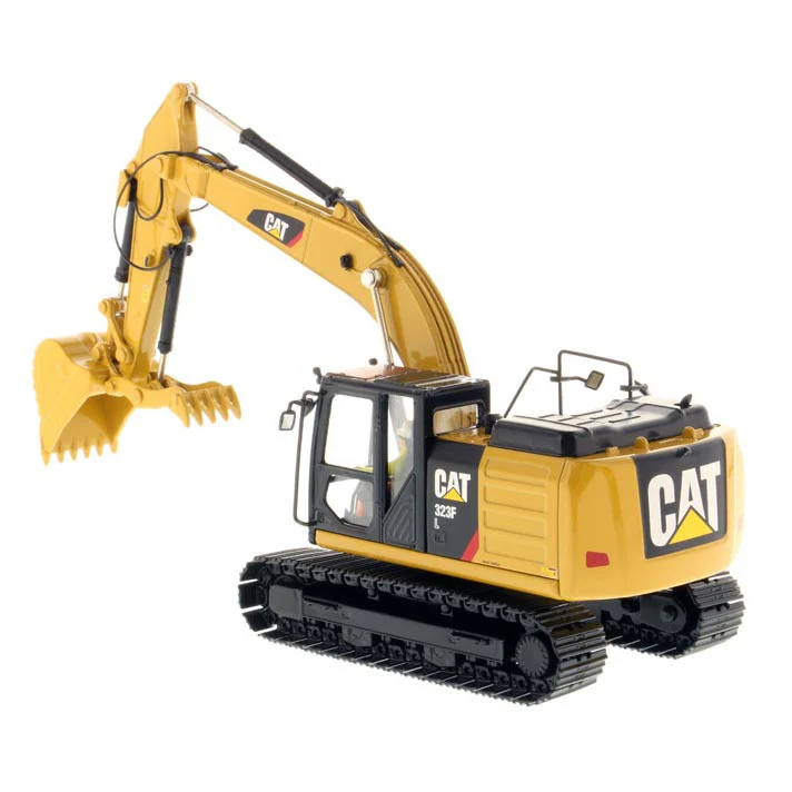 1/50 CAT 323F L Hydraulic Excavator with Thumb by Diecast Masters - Image 3