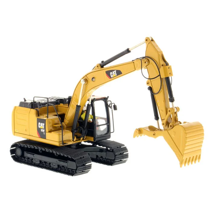 1/50 CAT 323F L Hydraulic Excavator with Thumb by Diecast Masters - Image 6