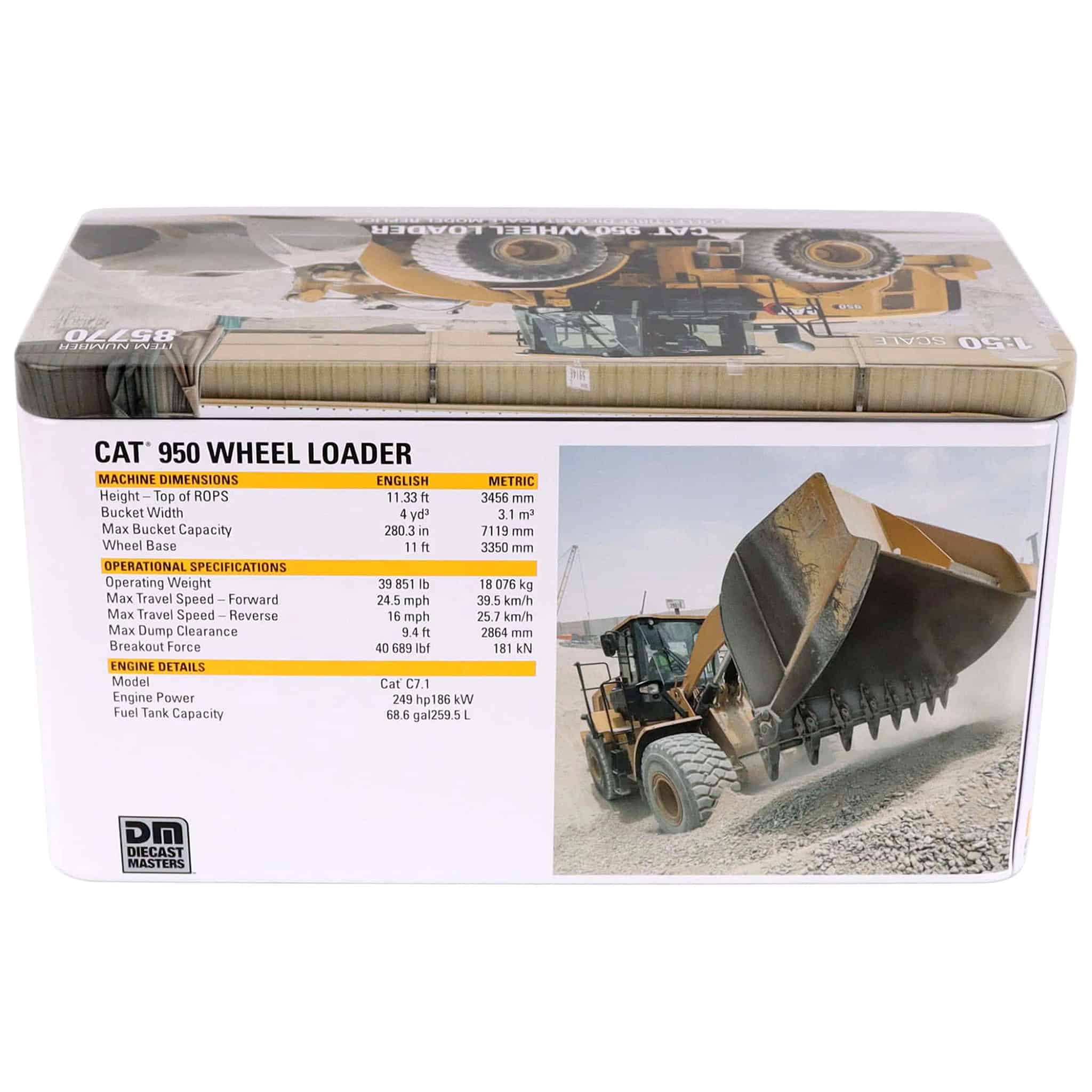 1/50 Caterpillar 950 Medium Wheel Loader, High Line Series - Image 11