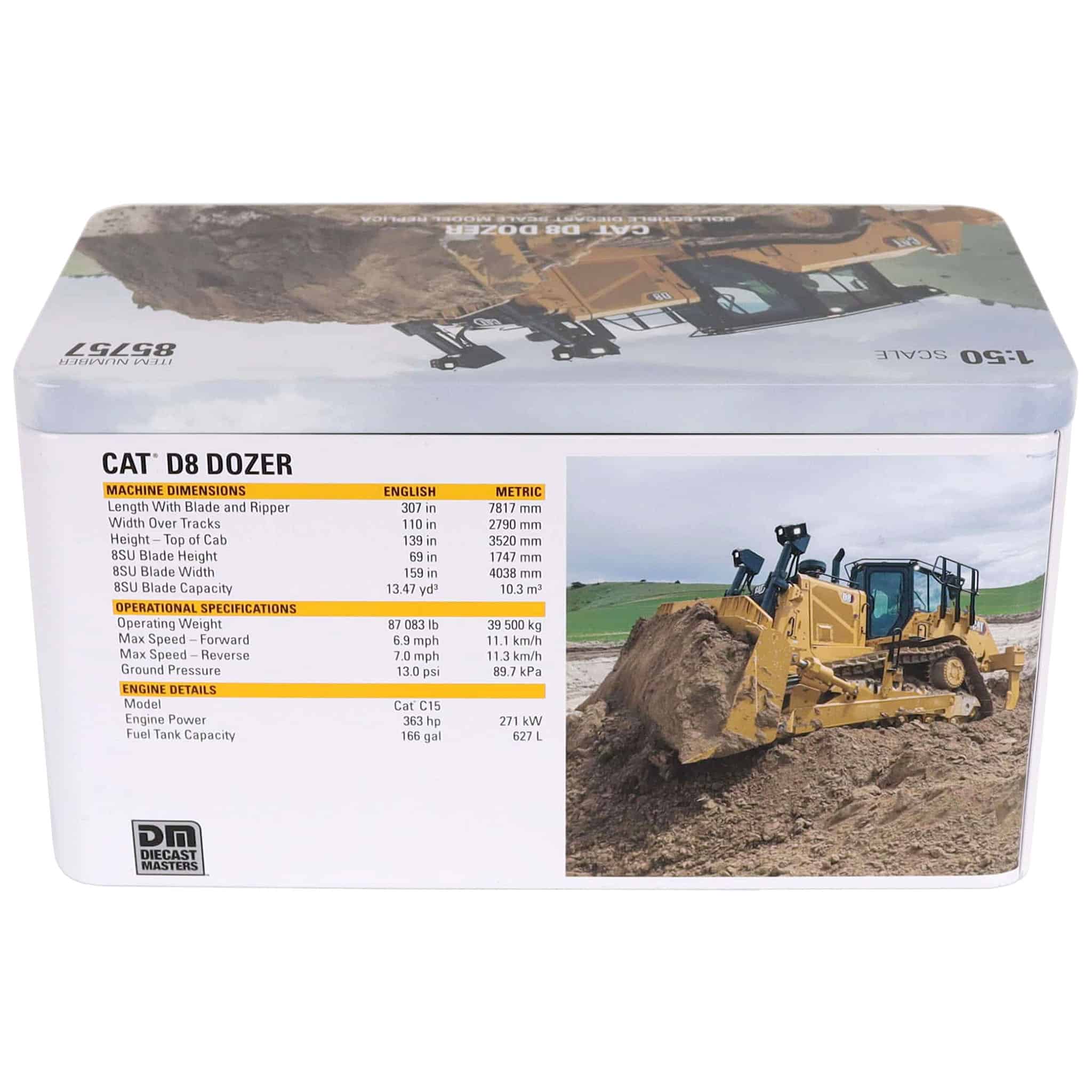 1/50 Caterpillar D8 Dozer with Ripper, High Line Series - Image 10
