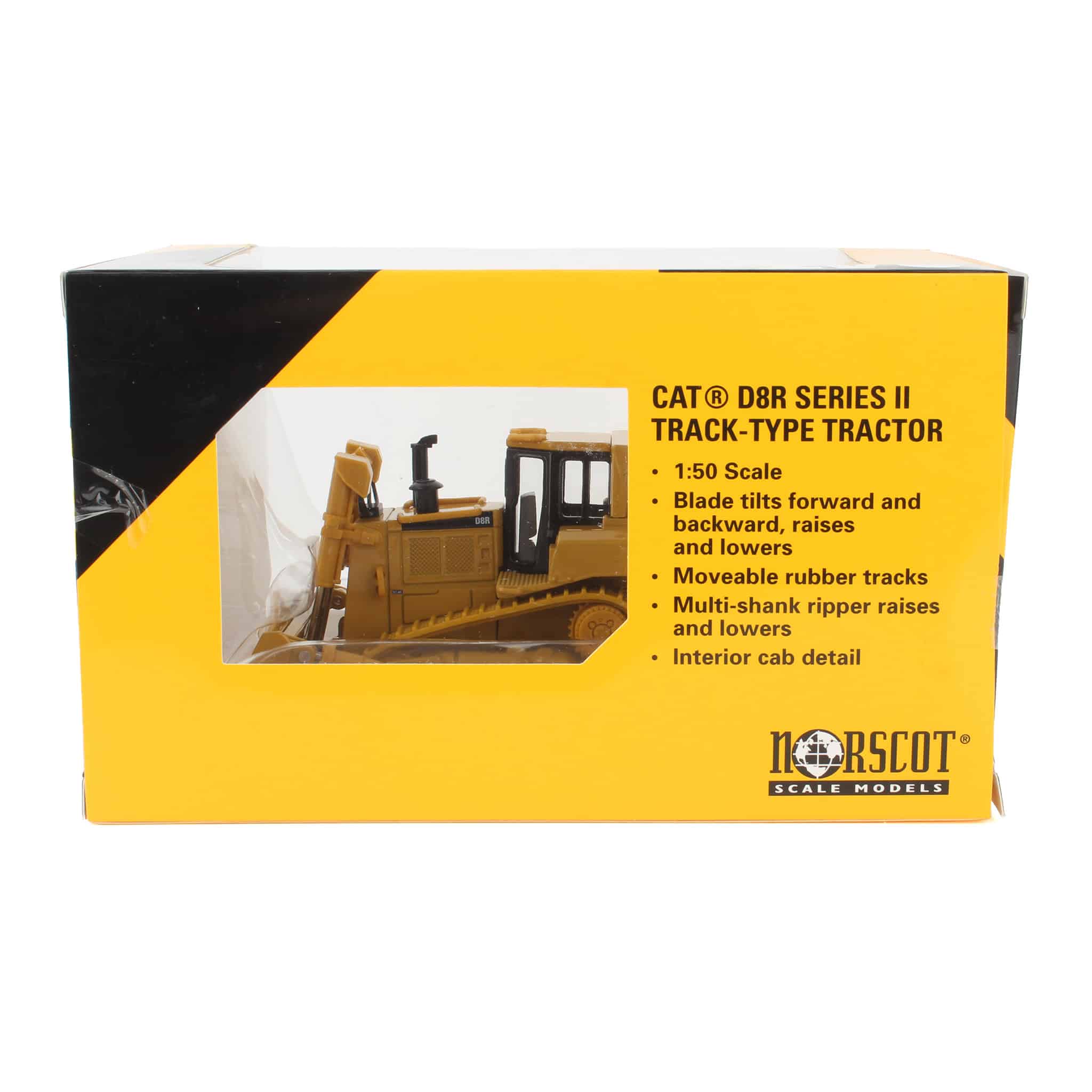 1/50 Caterpillar D8R Series II Dozer Track Type Tractor with Alternate Decal Pattern by Norscot Group Inc - Image 2