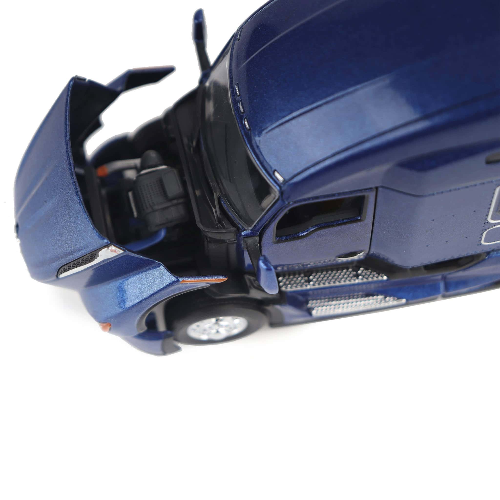 1/50 Cerulean Blue Kenworth T680 76in High-Roof Sleeper Cab Tandem Tractor by Diecast Masters - Image 11