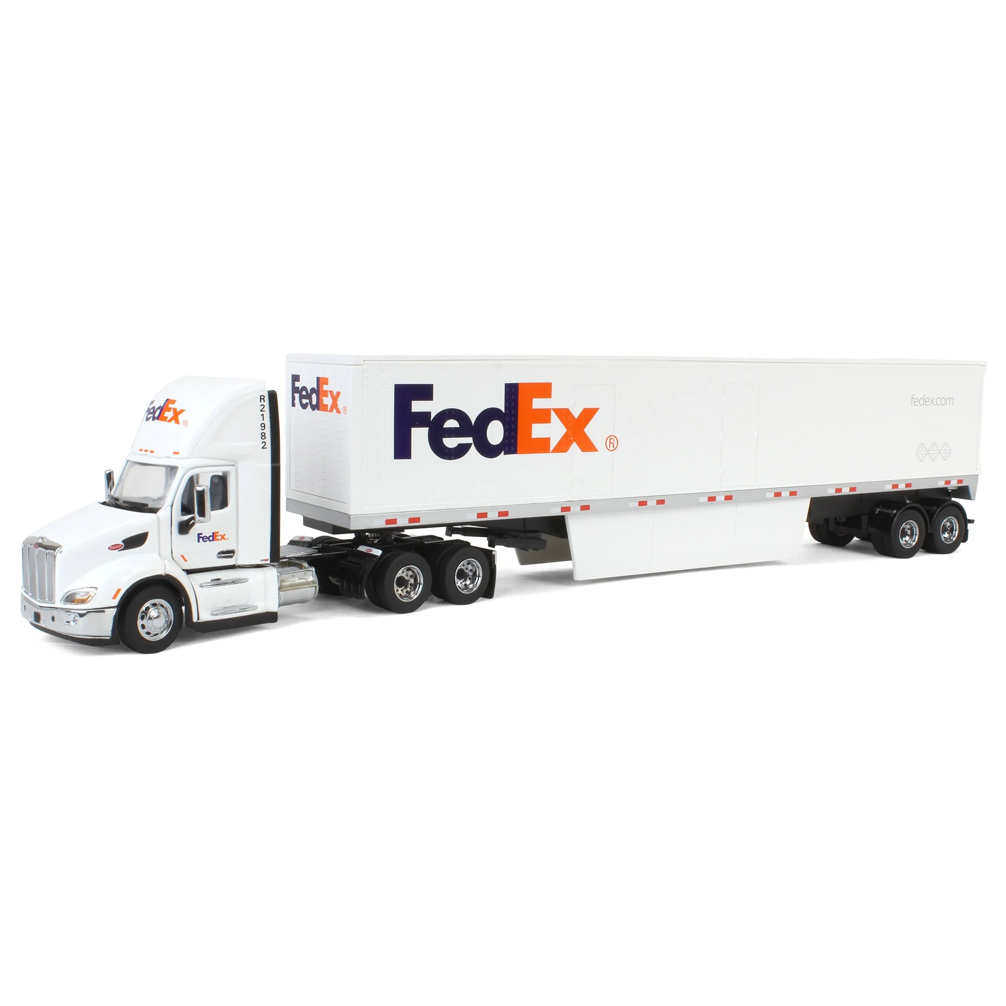 1/50 FedEx Peterbilt 579 Semi Truck with 53' Dry Cargo Trailer
