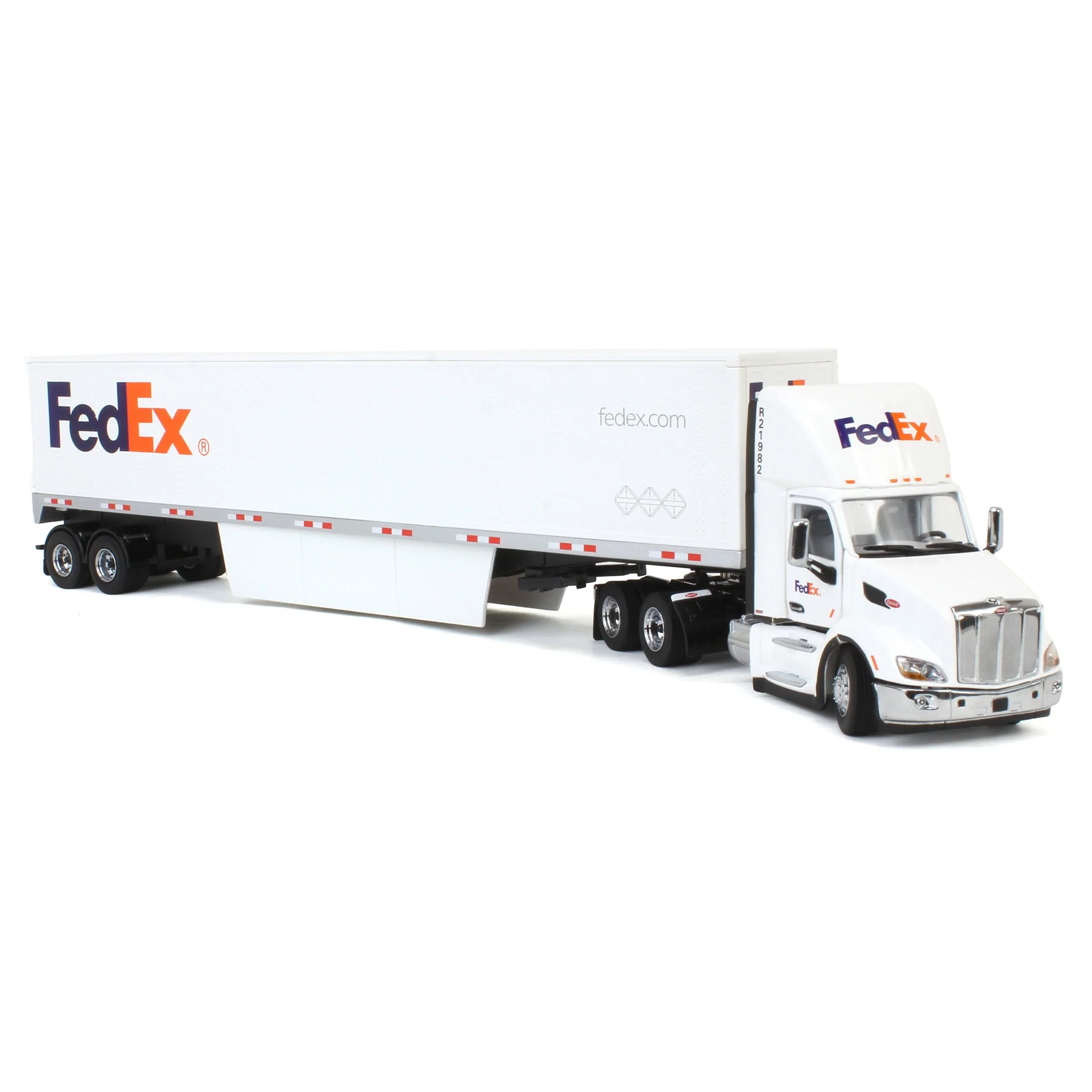 1/50 FedEx Peterbilt 579 Semi Truck with 53' Dry Cargo Trailer - Image 2