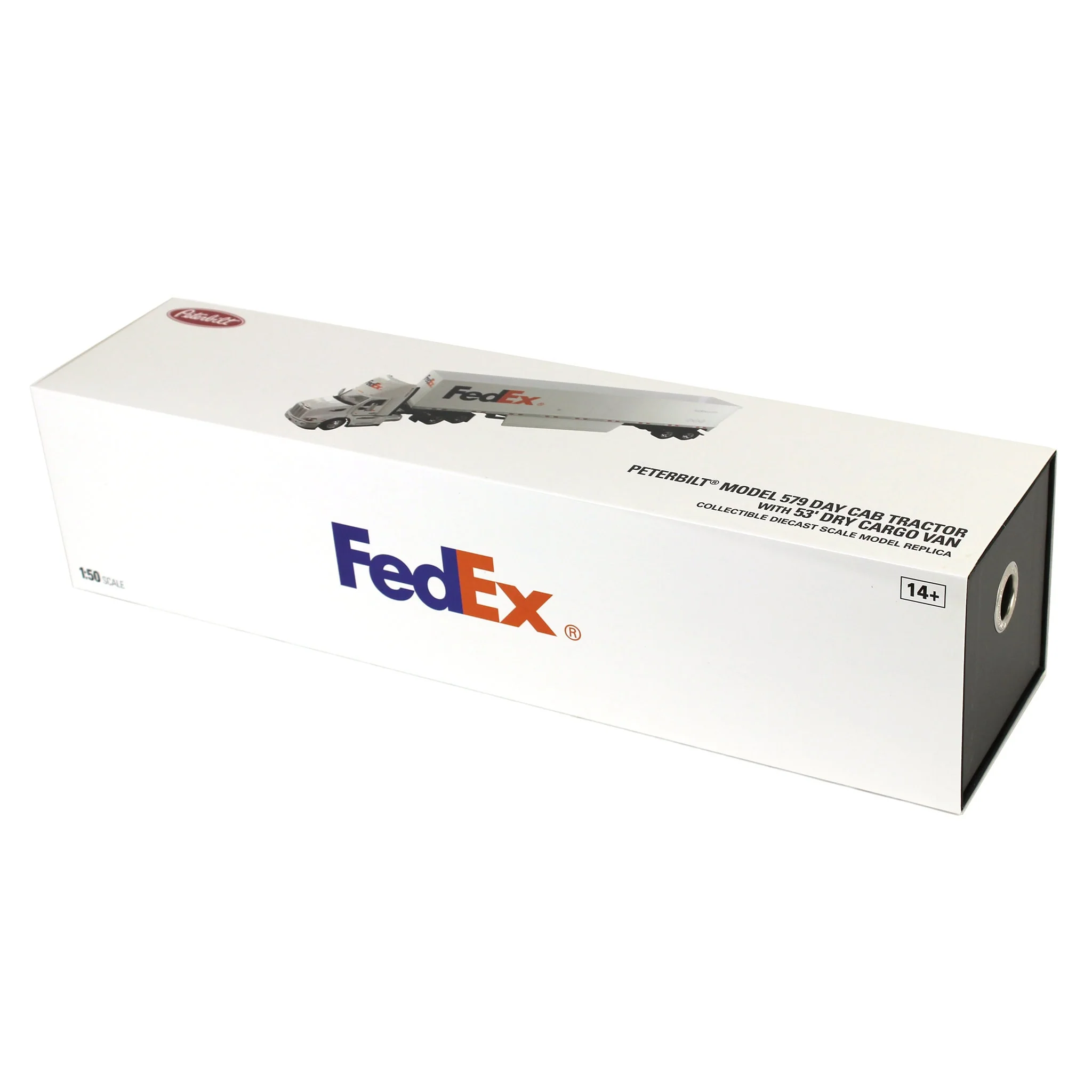 1/50 FedEx Peterbilt 579 Semi Truck with 53' Dry Cargo Trailer - Image 5