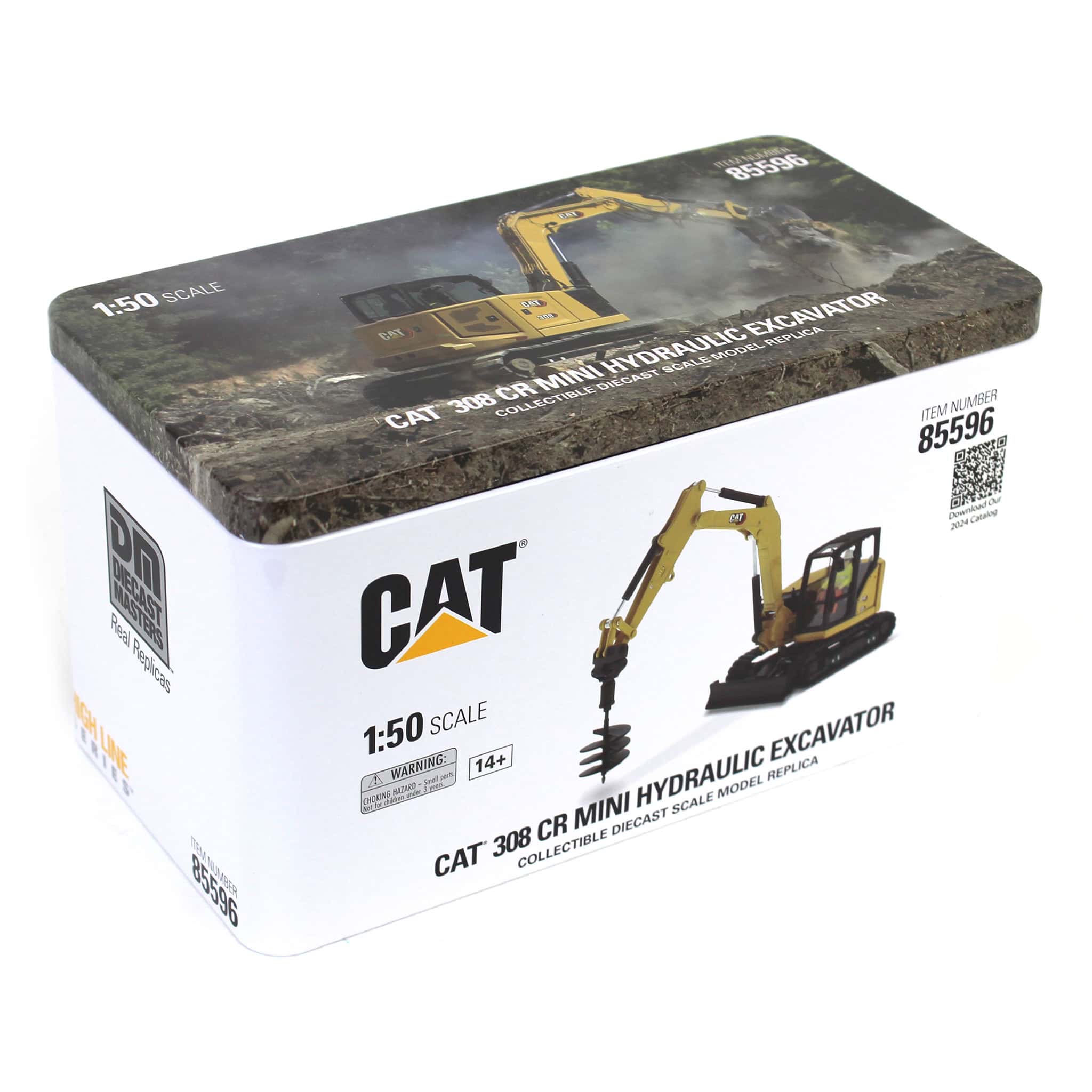 1/50 Caterpillar 308 CR Mini Hydraulic Excavator, Diecast Masters High Line Series - Image 8
