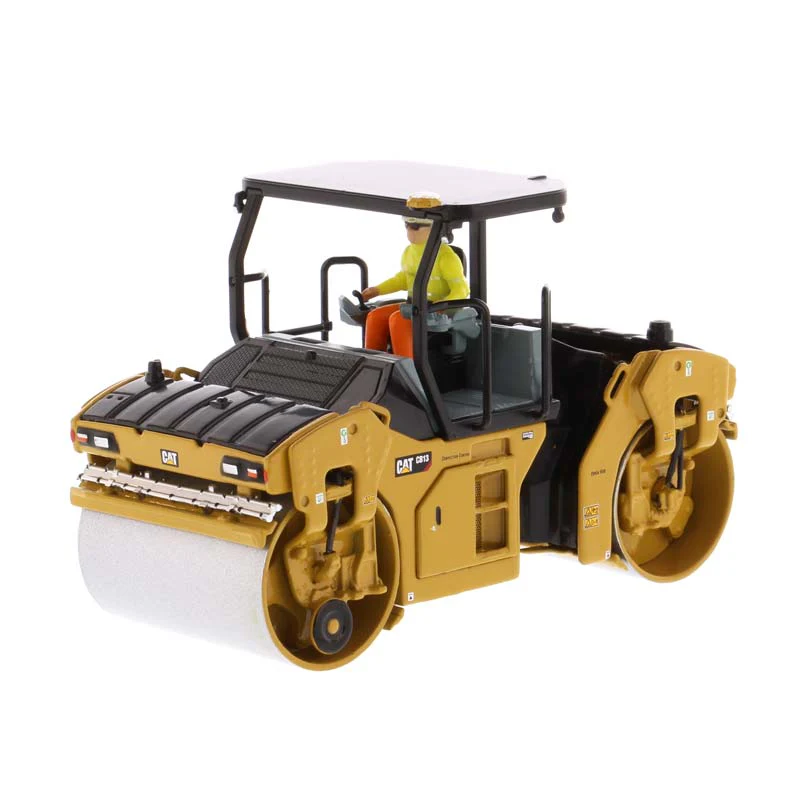 1/50 Caterpillar CB13 Tandem Vibratory Roller with ROPS, Diecast Masters High Line Series