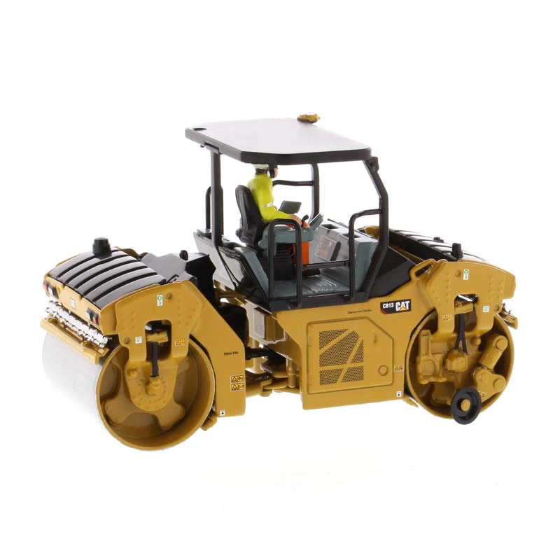 1/50 Caterpillar CB13 Tandem Vibratory Roller with ROPS, Diecast Masters High Line Series - Image 3