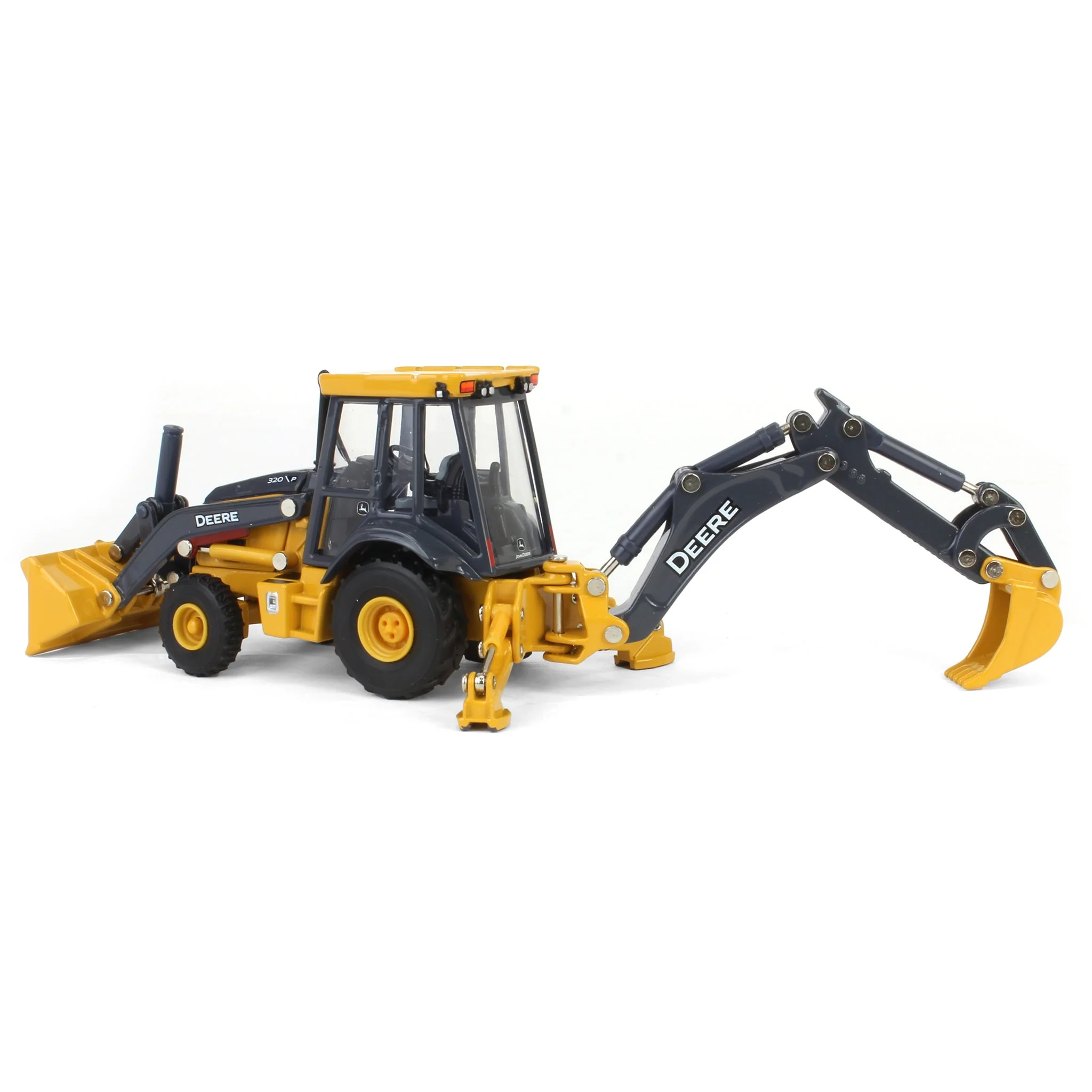 1/50 John Deere 320 P-Tier Backhoe Loader, ERTL Prestige Collection - Image 4