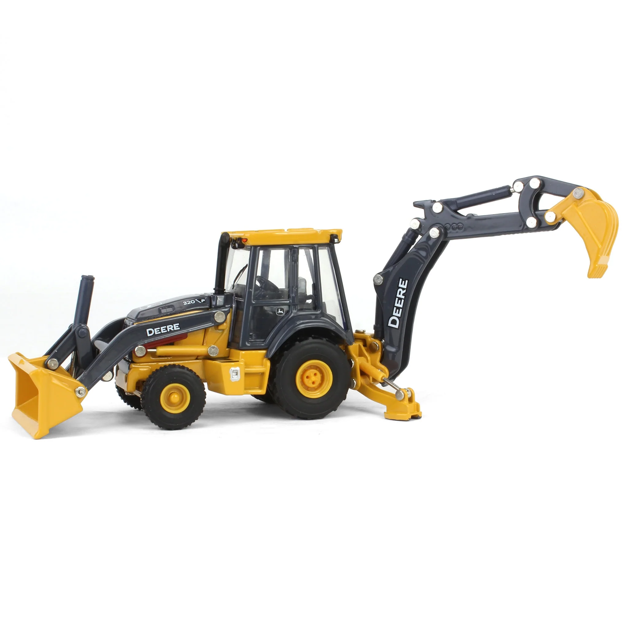 1/50 John Deere 320 P-Tier Backhoe Loader, ERTL Prestige Collection - Image 5