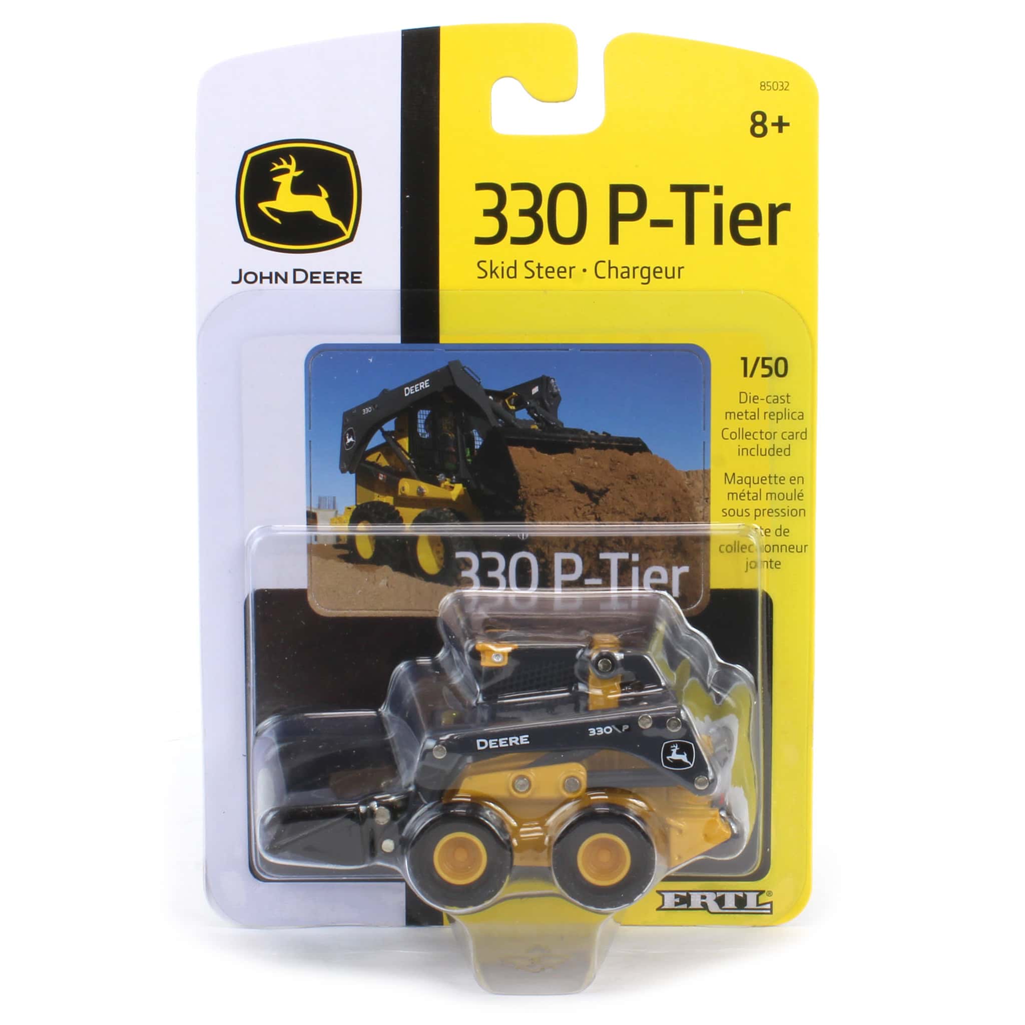1/50 John Deere 330G P-Tier Skid Steer Loader, ERTL Replica Play - Image 5