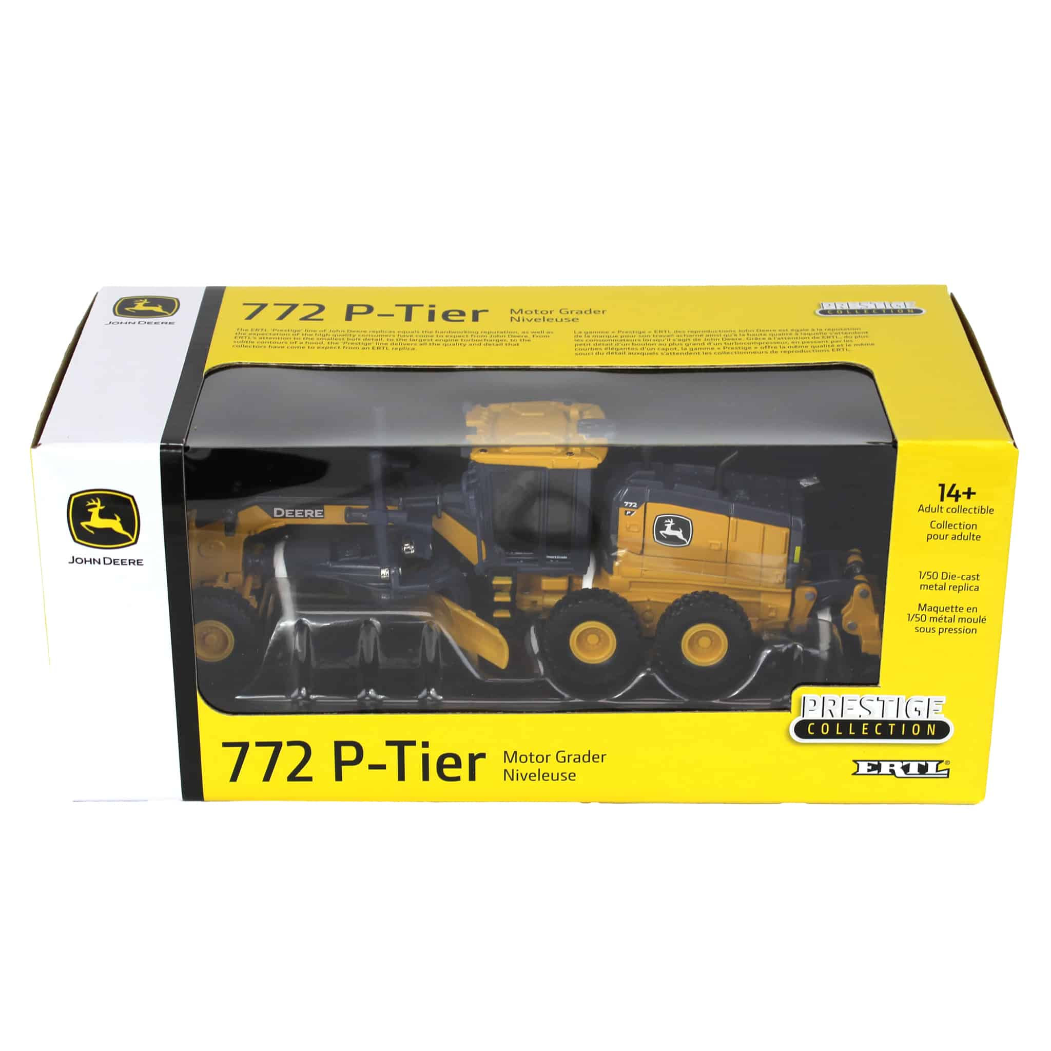 1/50 John Deere 772 P-Tier Motor Grader, ERTL Prestige Collection - Image 3