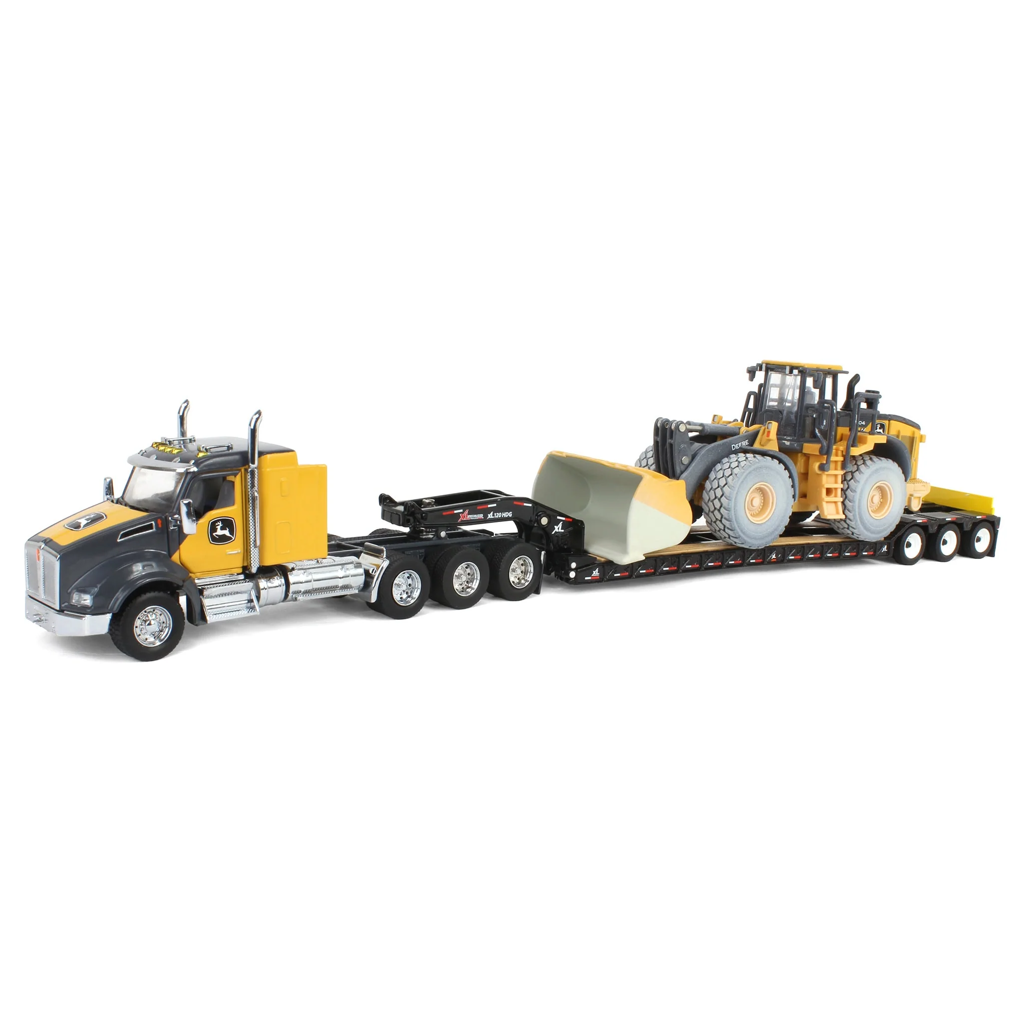 1/50 John Deere 904 P-Tier Wheel Loader with Kenworth T880 Semi & Trailer, ERTL Prestige Collection