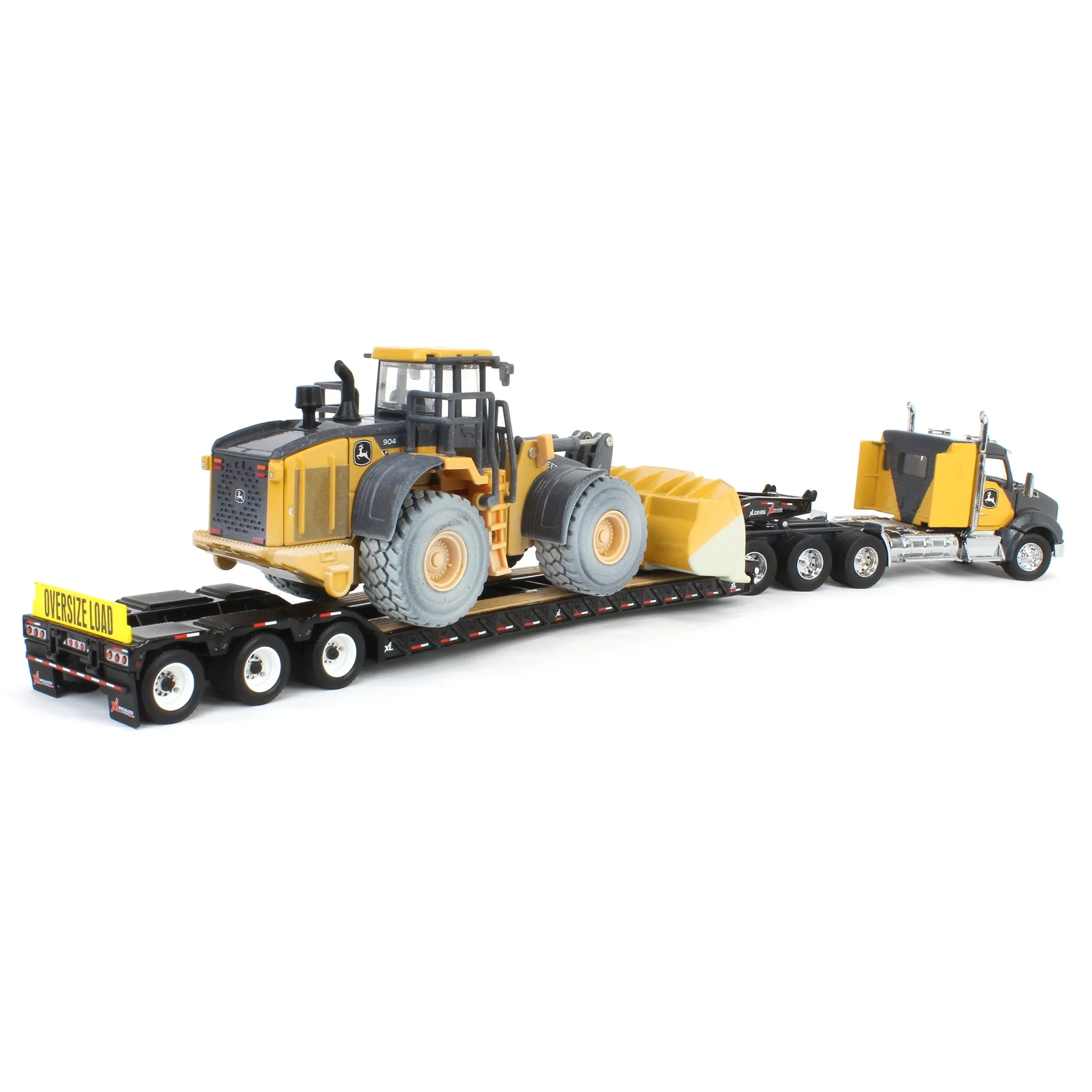 1/50 John Deere 904 P-Tier Wheel Loader with Kenworth T880 Semi & Trailer, ERTL Prestige Collection - Image 3