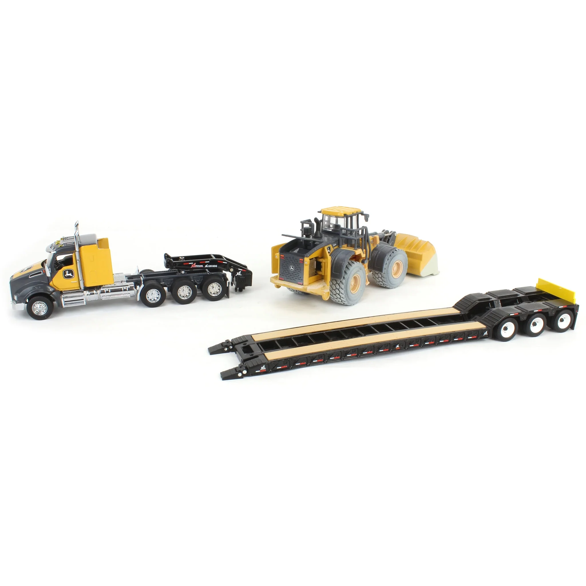 1/50 John Deere 904 P-Tier Wheel Loader with Kenworth T880 Semi & Trailer, ERTL Prestige Collection - Image 5