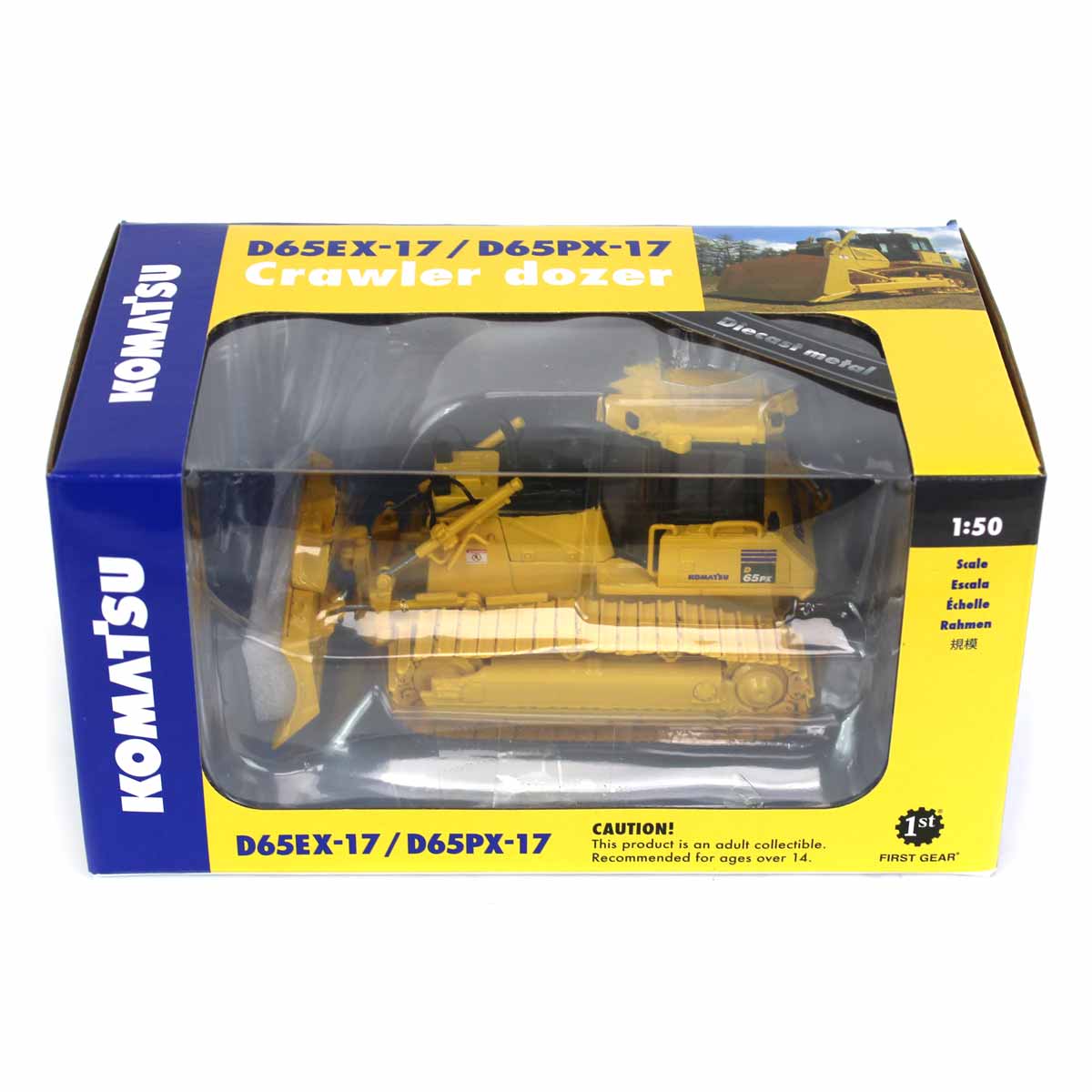 1/50 KOMATSU D65PX-17 Dozer with Hitch by 1st Gear - Image 4