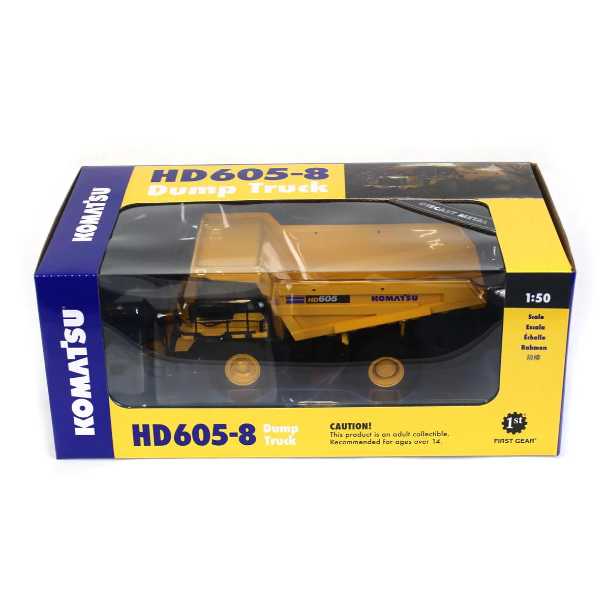 1/50 Komatsu HD605-8 Dump Truck by First Gear - Image 5