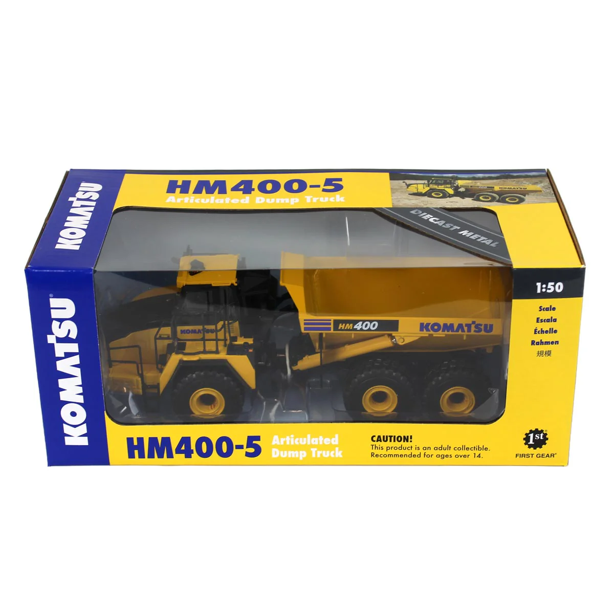 1/50 Komatsu HM400-5 Articulated Dump Truck by First Gear - Image 3