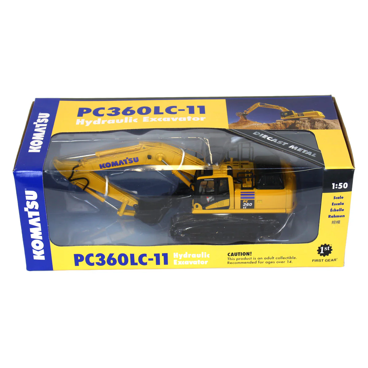 1/50 Komatsu PC360LC-11 Excavator by First Gear - Image 3