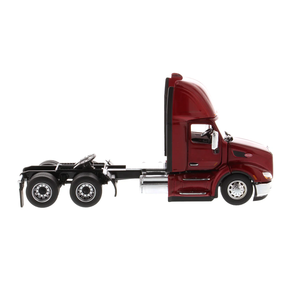 1/50 Legendary Red Peterbilt 579 UltraLoft Day Cab by Diecast Masters - Image 6