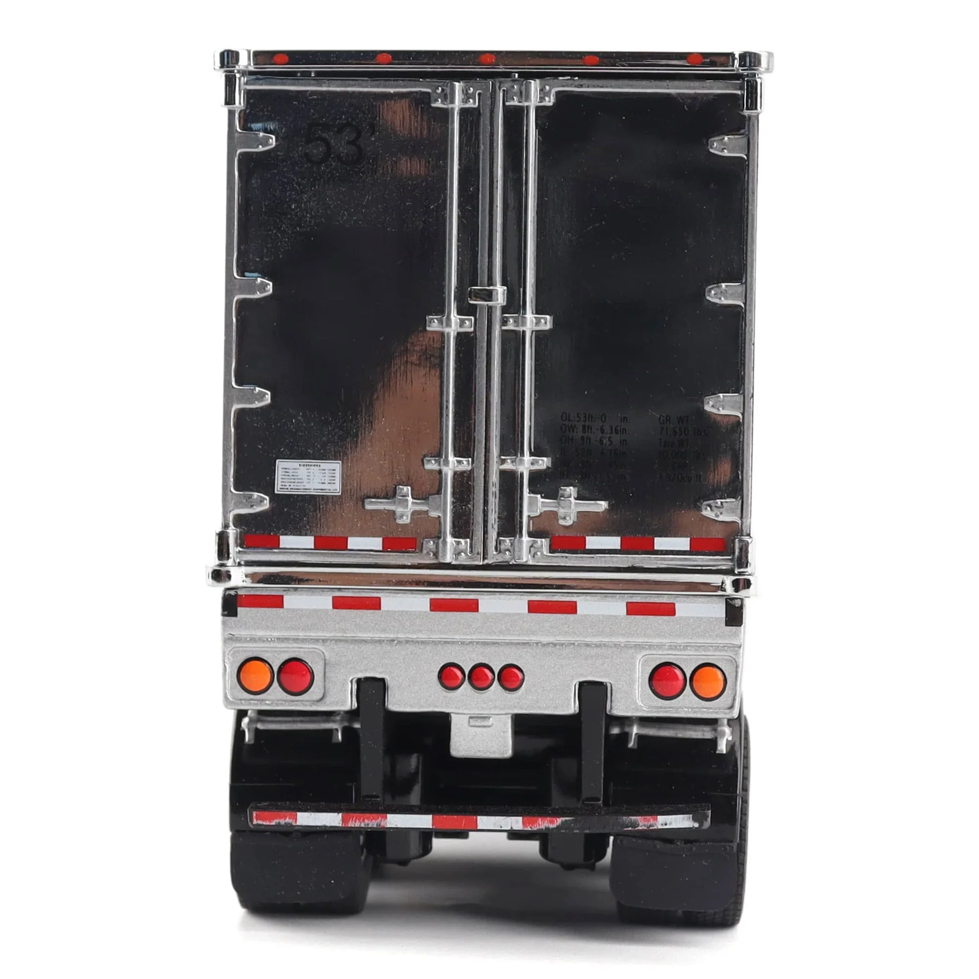 1/50 Peterbilt 579 Ultra Loft Semi Truck with CAT Mural Box Trailer by Diecast Masters - Image 6