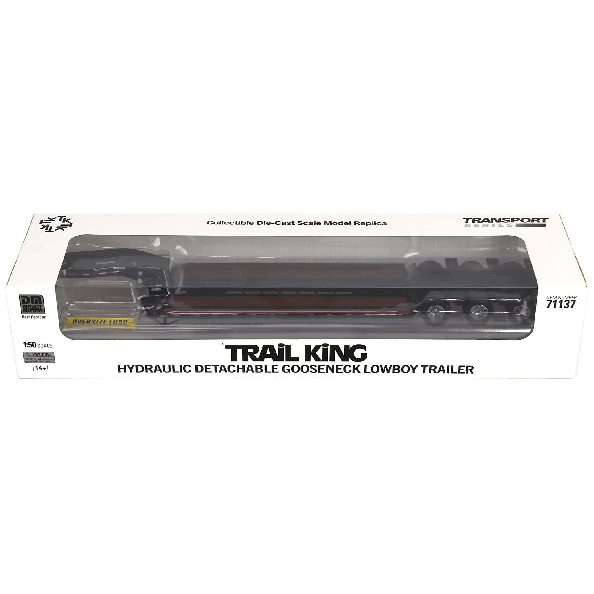1/50 Trail King TK120 HDG Lowboy Trailer (Black Outrigger Version) - Image 10